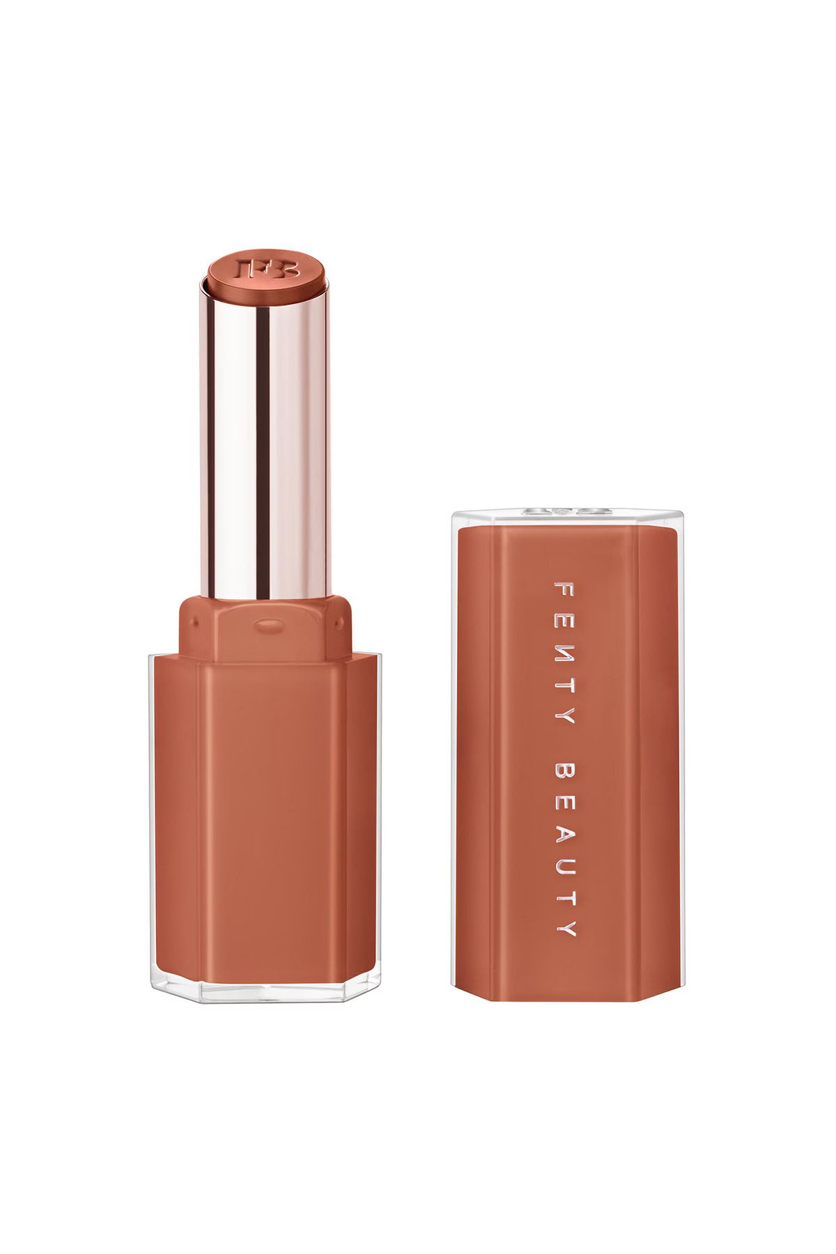 FENTY BEAUTY Yoğun Parlaklık Veren Dudakları Besleyen ve Dolgunlaştıran Nemlendirici Ruj - 03 Fenty Glow (3,6 g)