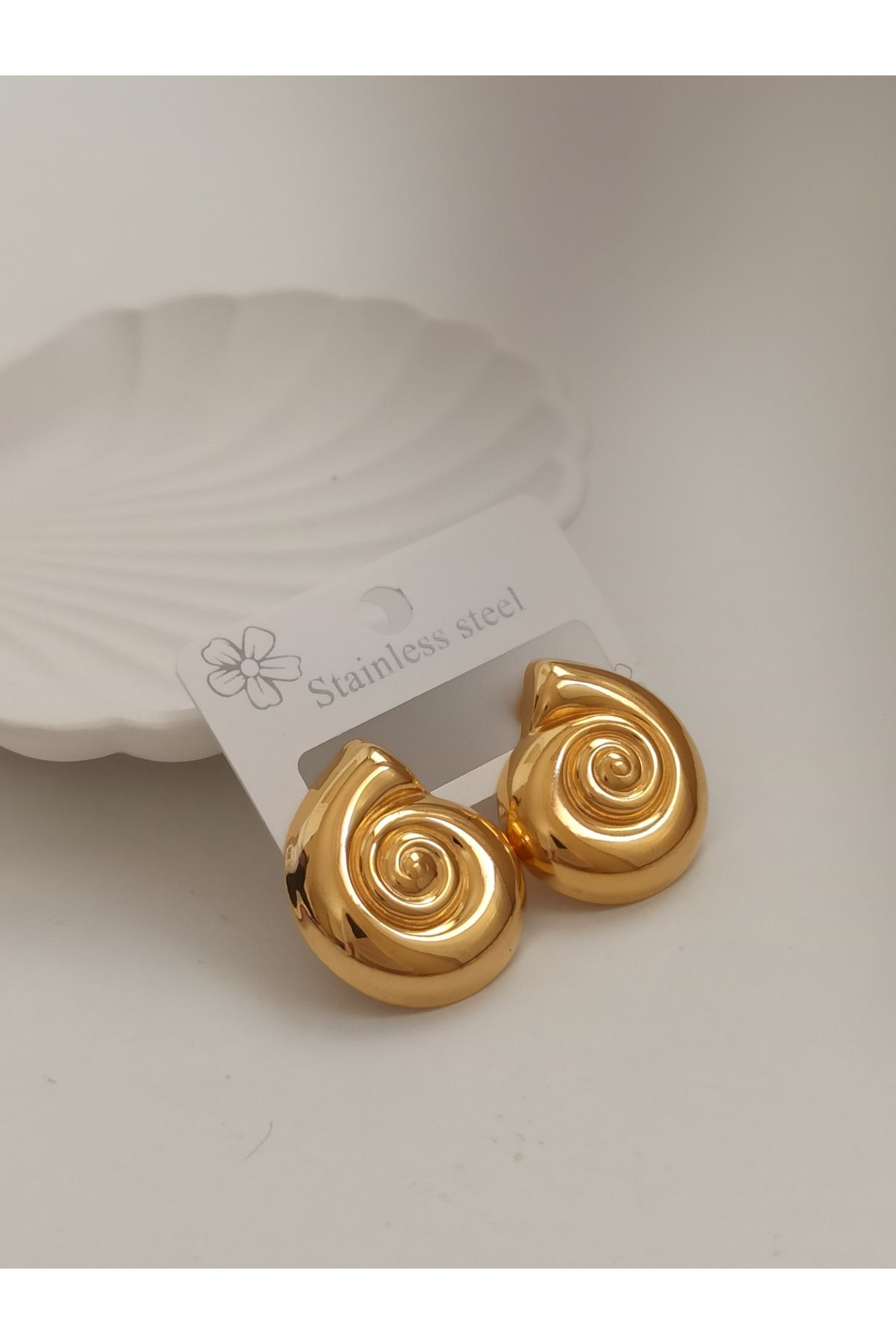 Lumina Atelier Çelik Küpe