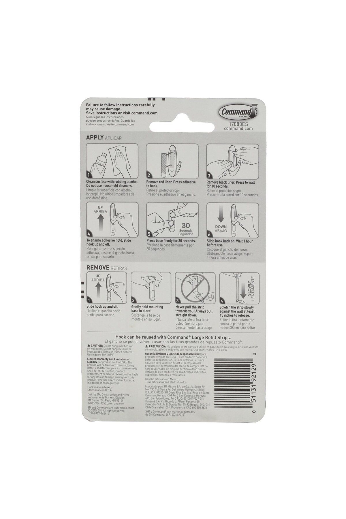 3M-Designer Large Hook, 17083 2