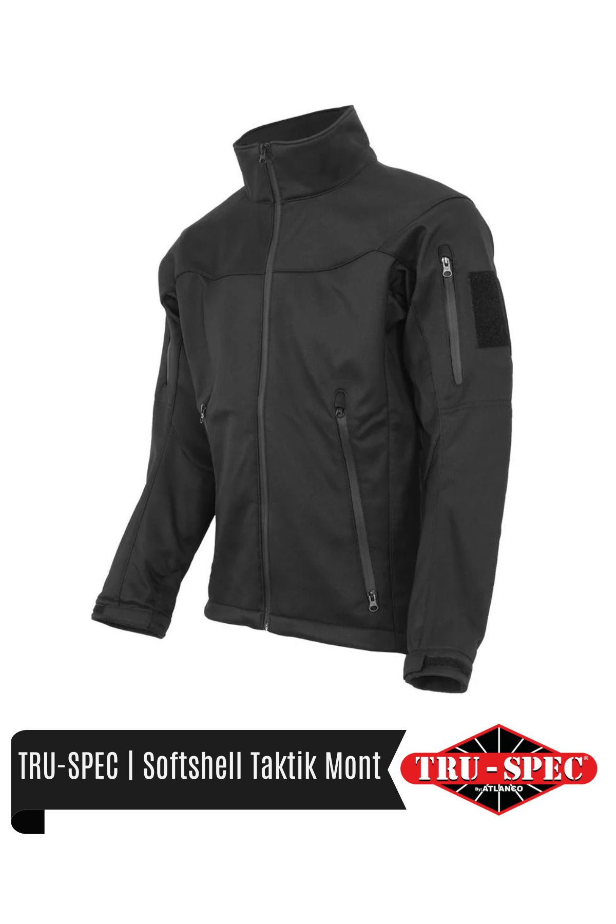 Tru-Spec Softshell Taktik Mont | Siyah