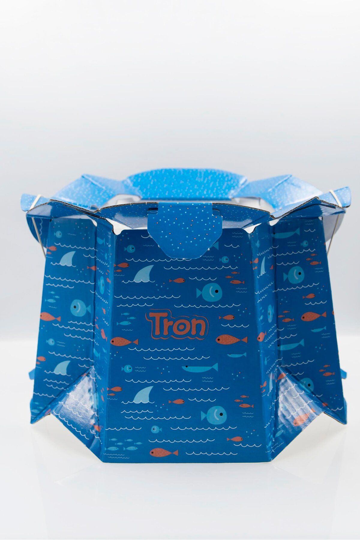Totsandmore Tron Katlanabilir Portatif Çocuk Lazımlık Balık Desenli (10 ADET)