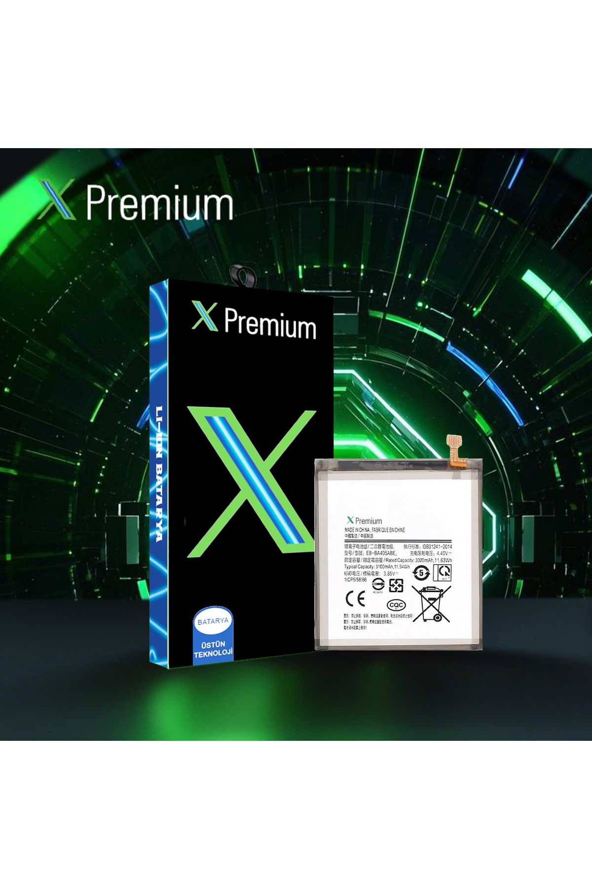 X PREMİUM X Premium Samsung A40 A405 Batarya Pil 5000 mAh