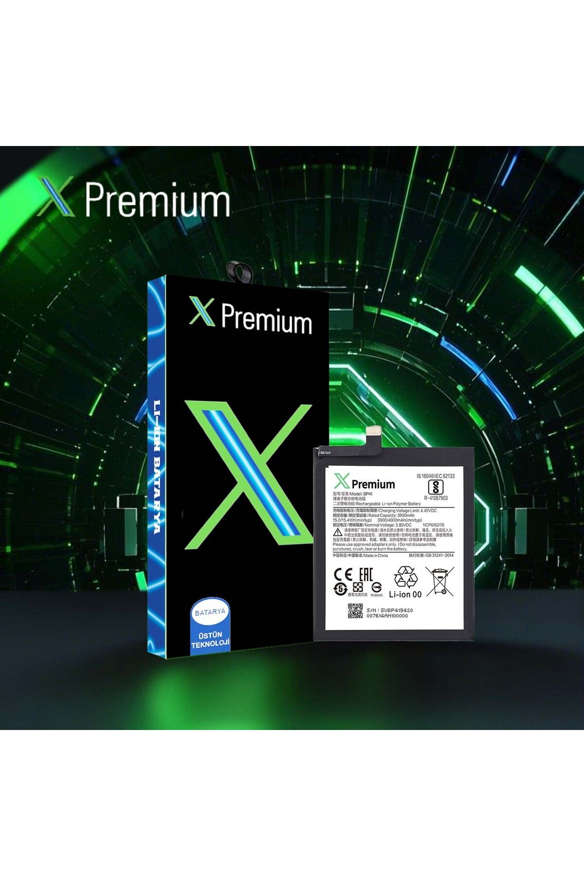 X PREMİUM X Premium Xiaomi Mi 9 T Redmi K20 BP41 Batarya Pil 4000 mAh
