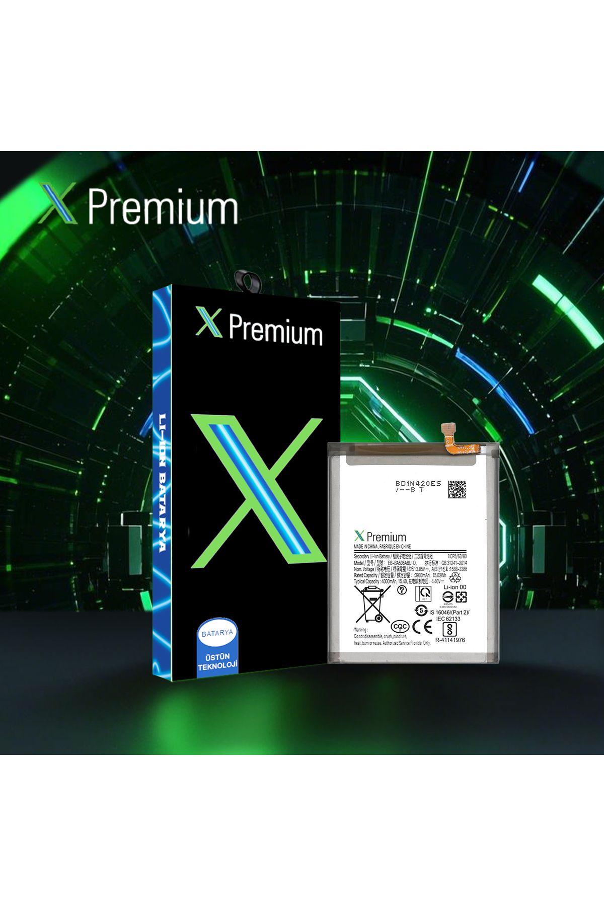 X PREMİUM X Premium Samsung A50 A505 Batarya Pil 4000 mAh