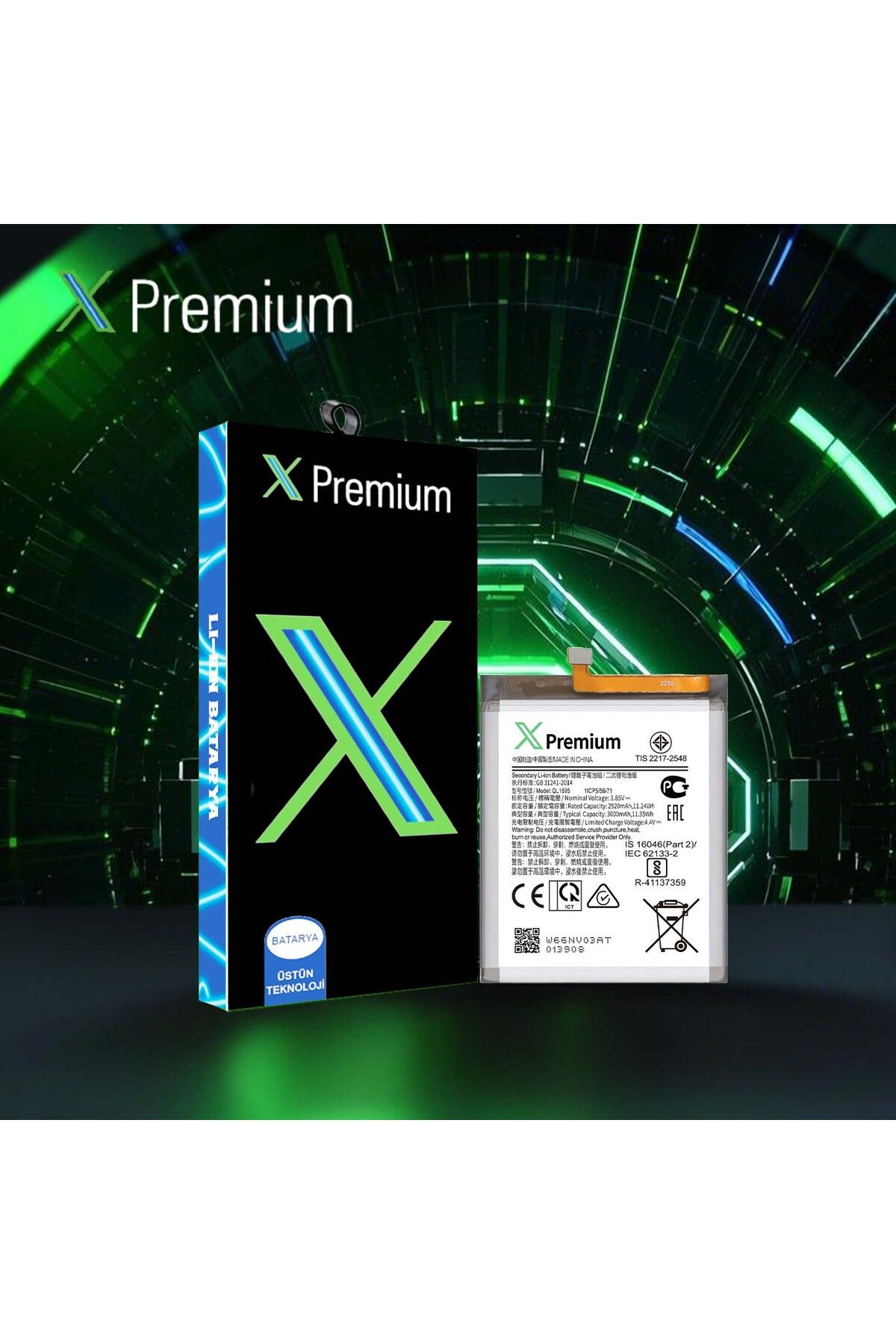 X PREMİUM X Premium Samsung A01 SM A015 Batarya Pil 3000 mAh