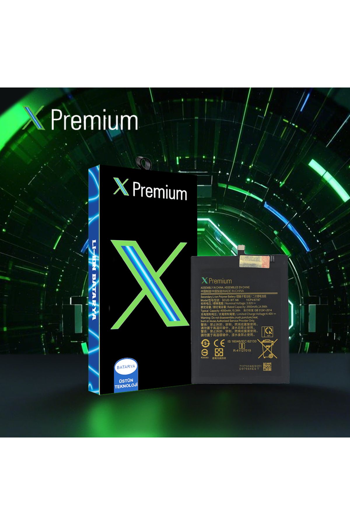 X PREMİUM X Premium Samsung A10S SM A107 Batarya Pil 4000 mAh