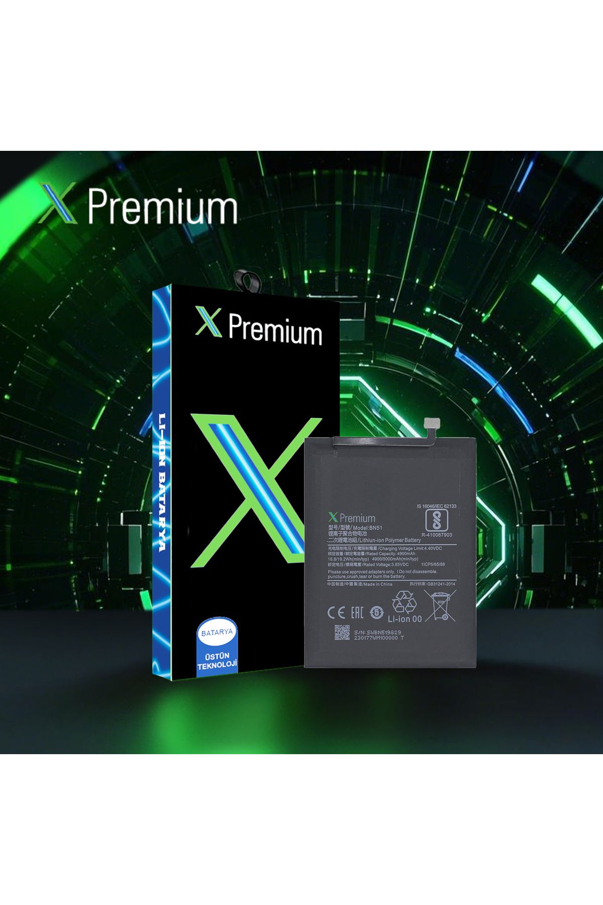 X PREMİUM X Premium Xiaomi Redmi 8 / Redmi 8A BN51 Batarya Pil 5000 mAh