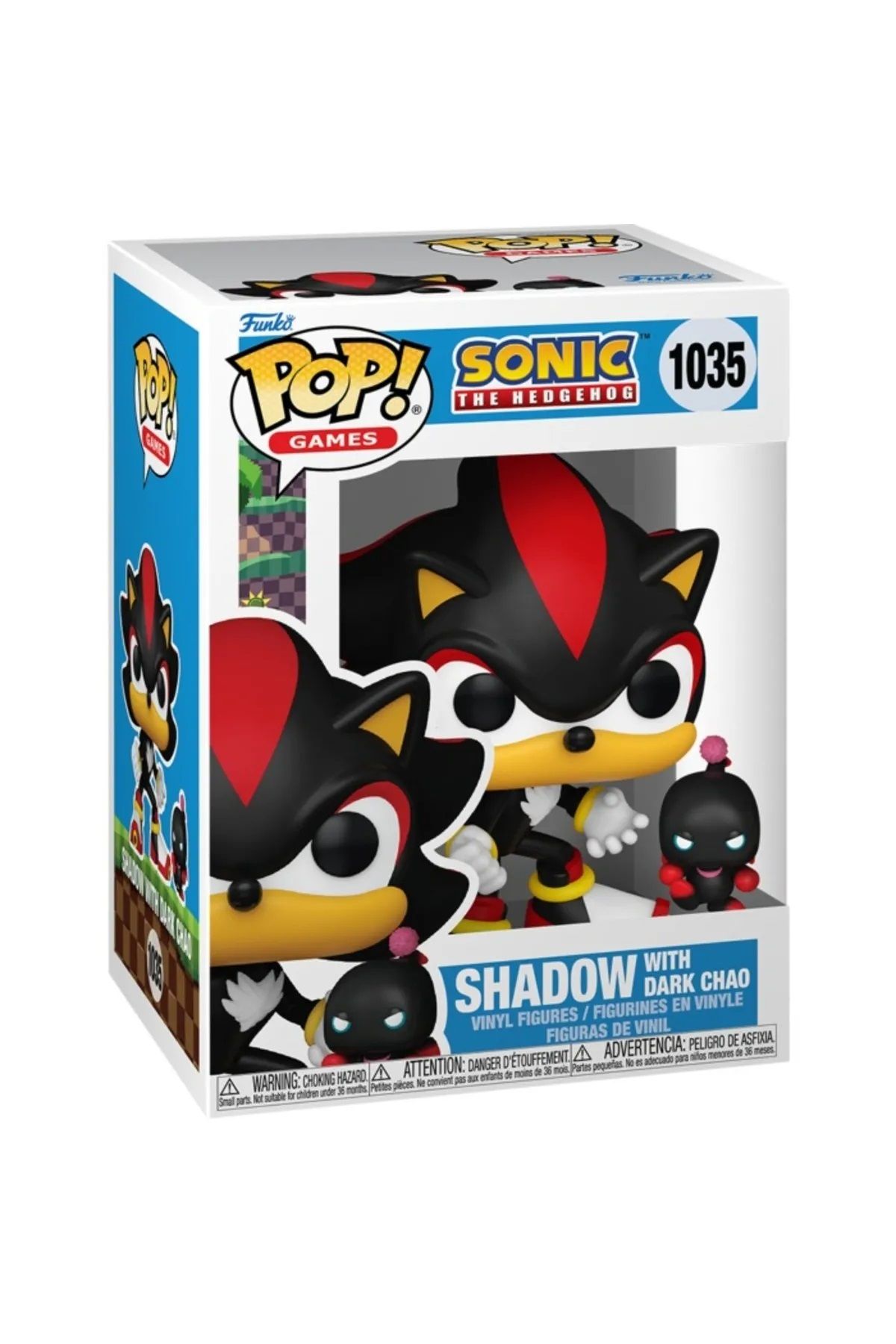 Tower Toys Funko Pop Games Sonic The Hedgehog Shadow With Dark Chao Sonic Shadow Dchaos Vinil