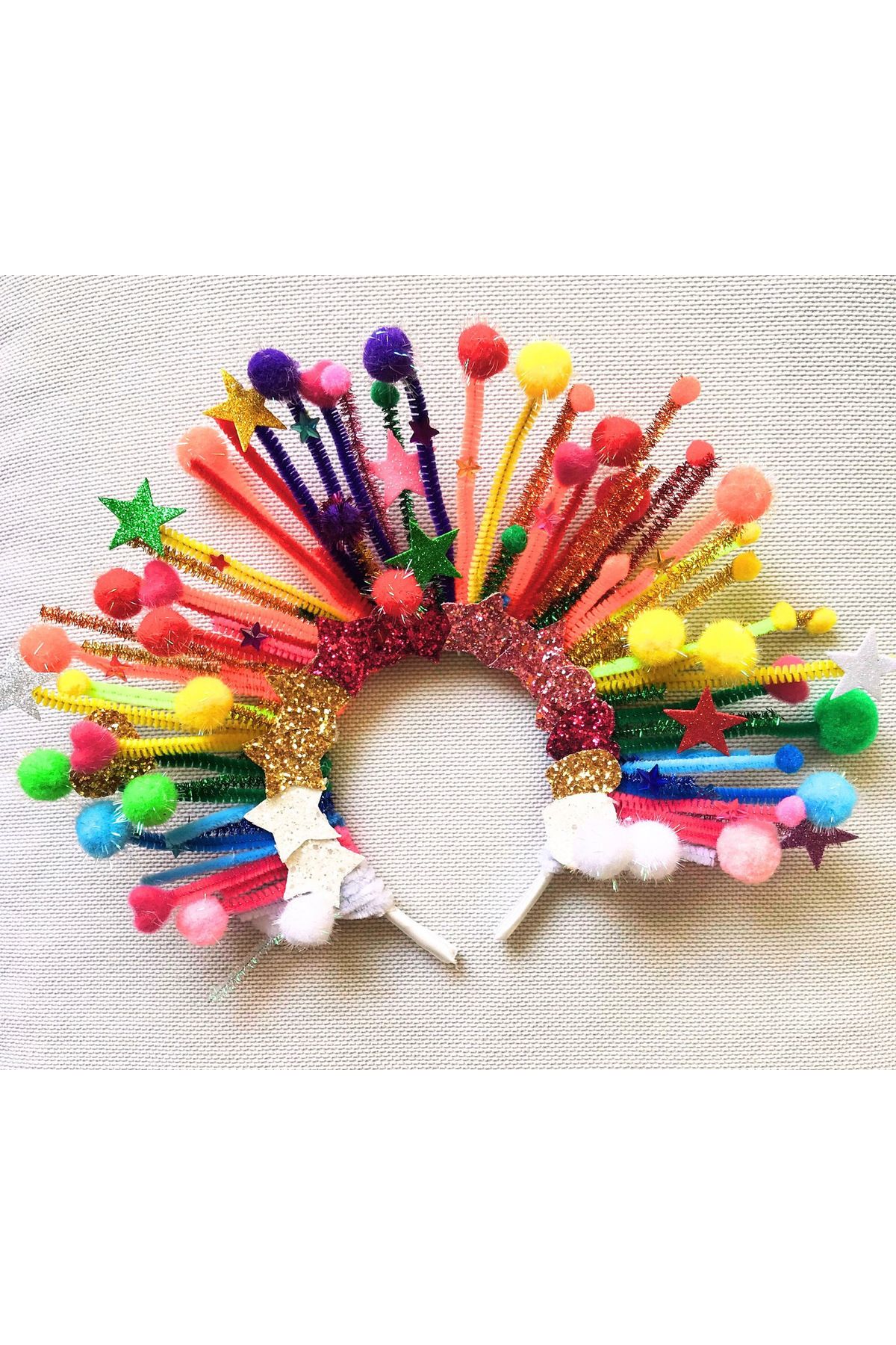 Happy Hair Renkli ve Eğlenceli Karnaval Tacı