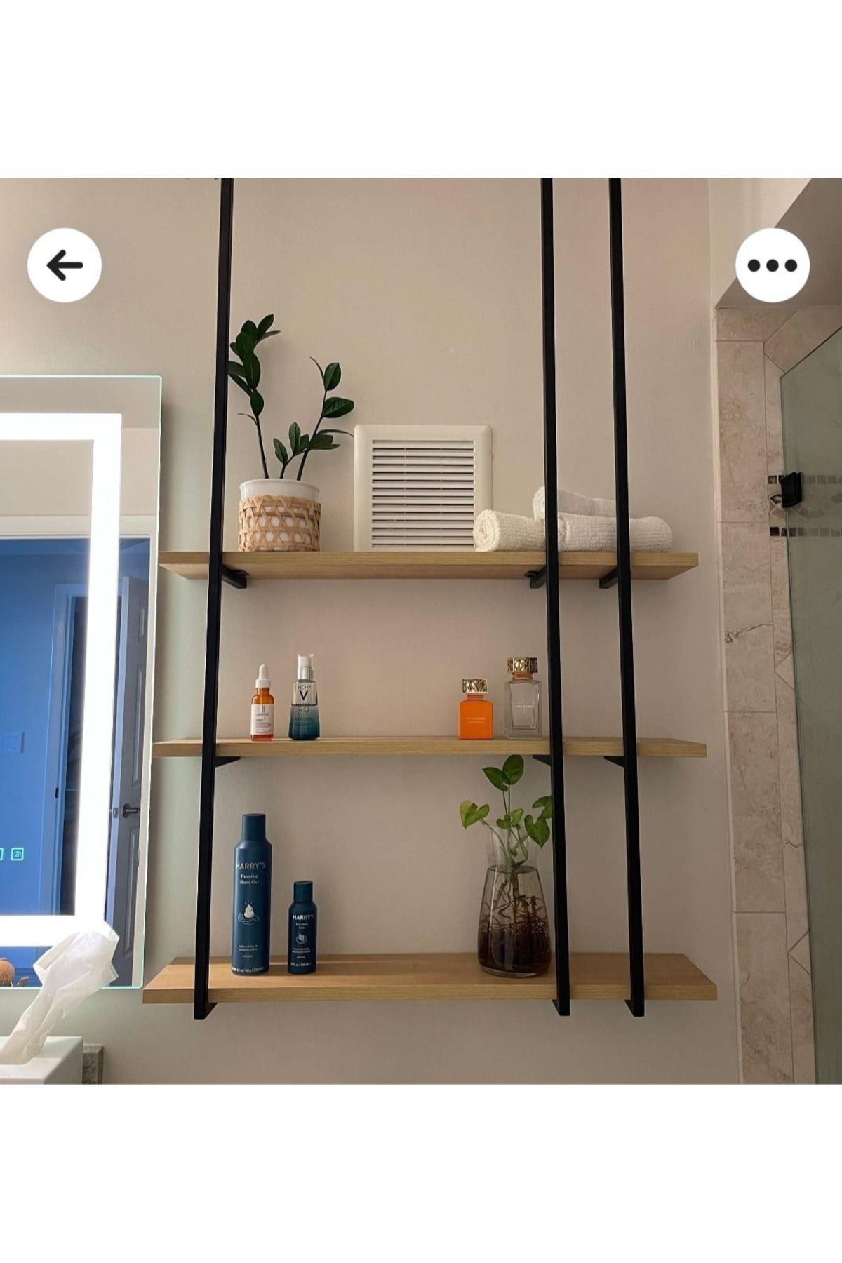 lyla concept Luna Tavandan Monte Dekoratif Raf, Düzenleyici
