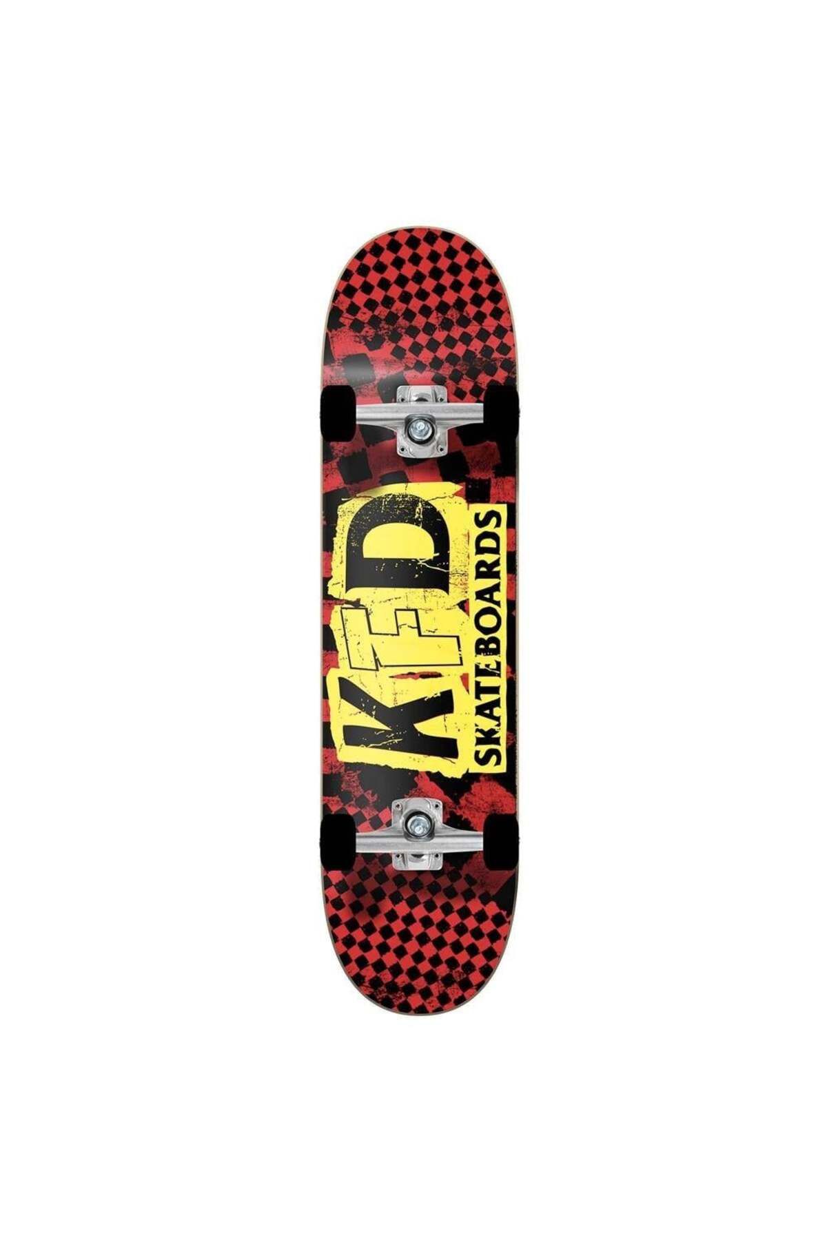 KFD 8.25 Checker Ransom Young Gunz Red Skateboard Kaykay