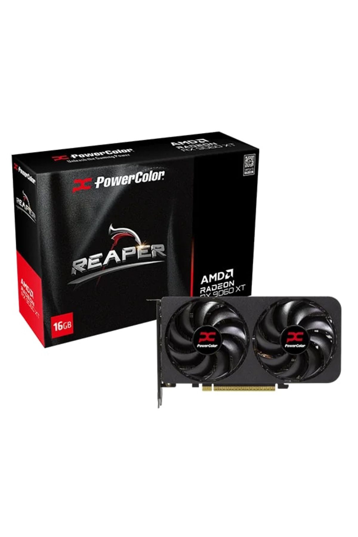 POWERCOLOR REAPER RADEON RX9060XT 16G-A 16GB GDDR6 128Bit Gaming (Oyuncu) Ekran Kartı