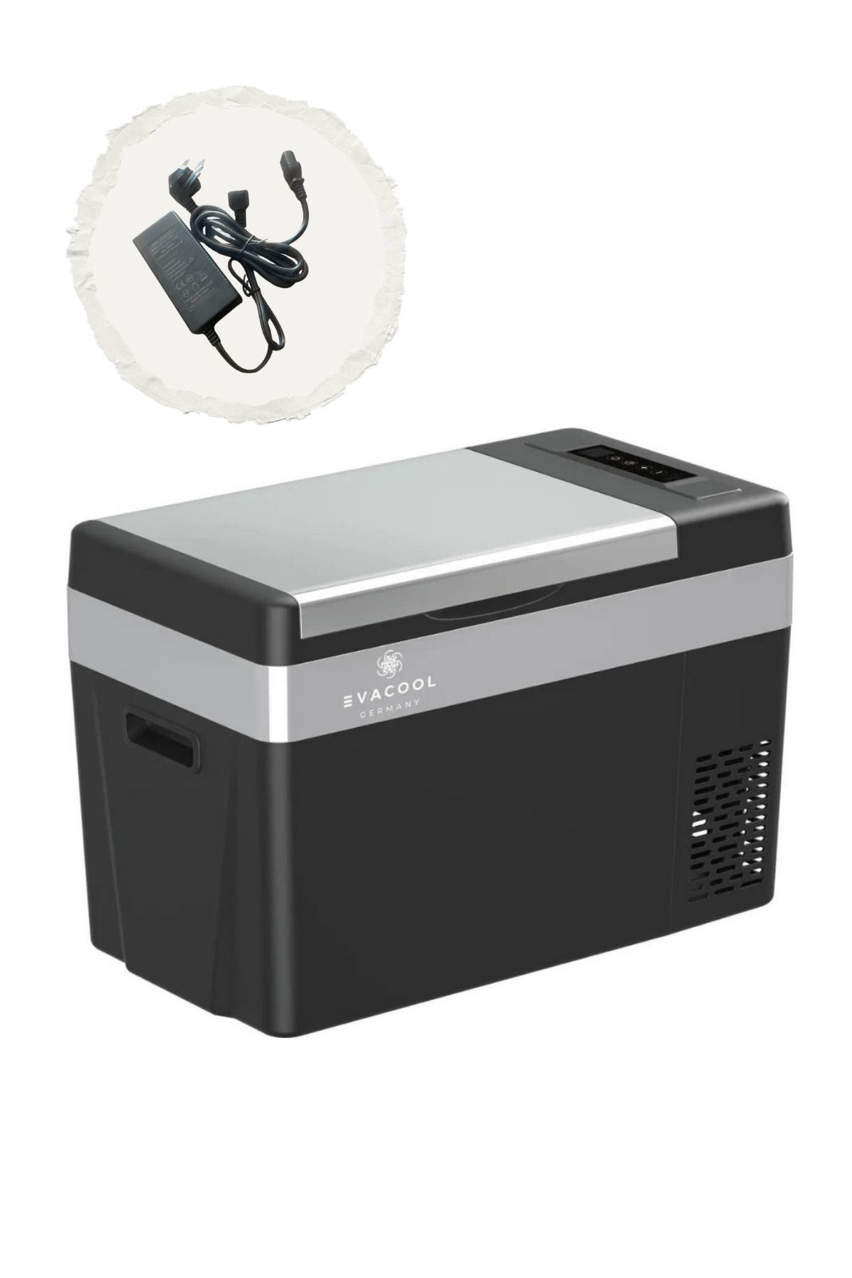 EVACOOL EVA29LP 220 Adaptörlü 12/24V 30 Litre Kompresörlü Oto Buzdolabı