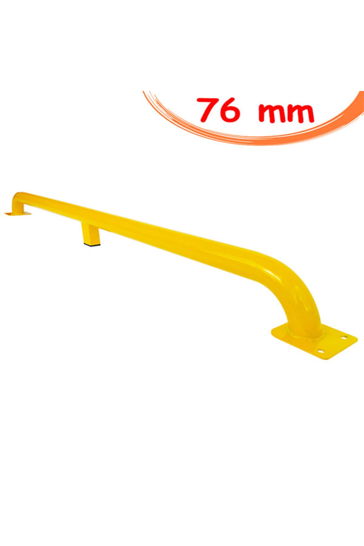 İlgi Trafik Otopark Stoperleri Araç Stoperi Otopark Stoperi Teker Dayama Bariyeri 3 Ayaklı 195cm Ø76mm 2.5mm