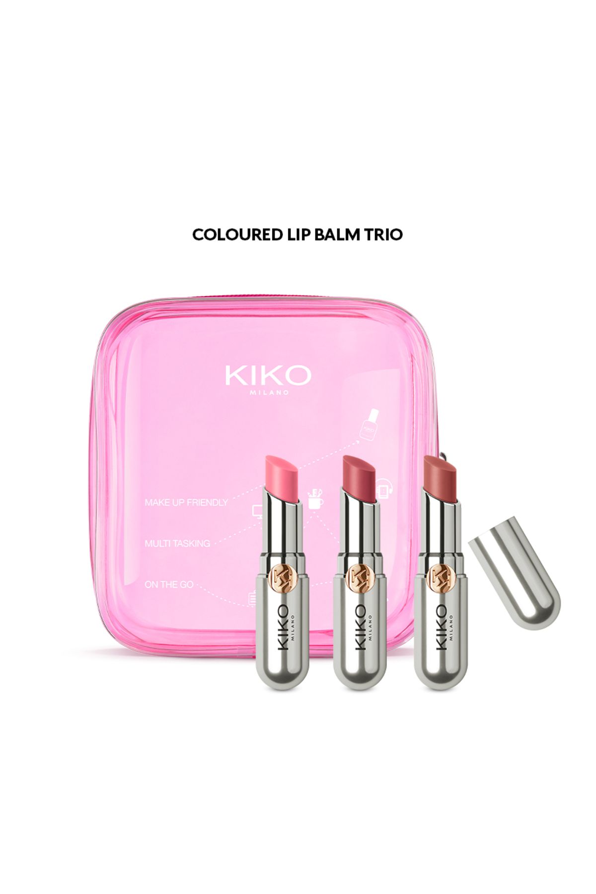 Kiko MAKYAJ SETLERİ - Coloured Lip Balm Trio