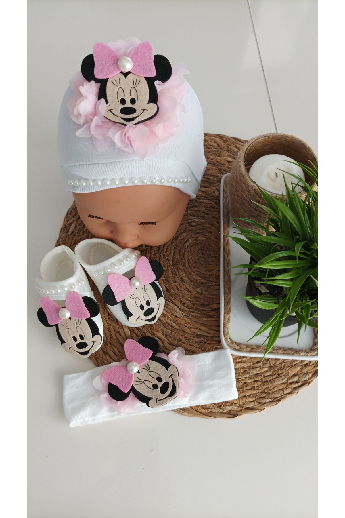 Naz Şapka bandana bebe patik