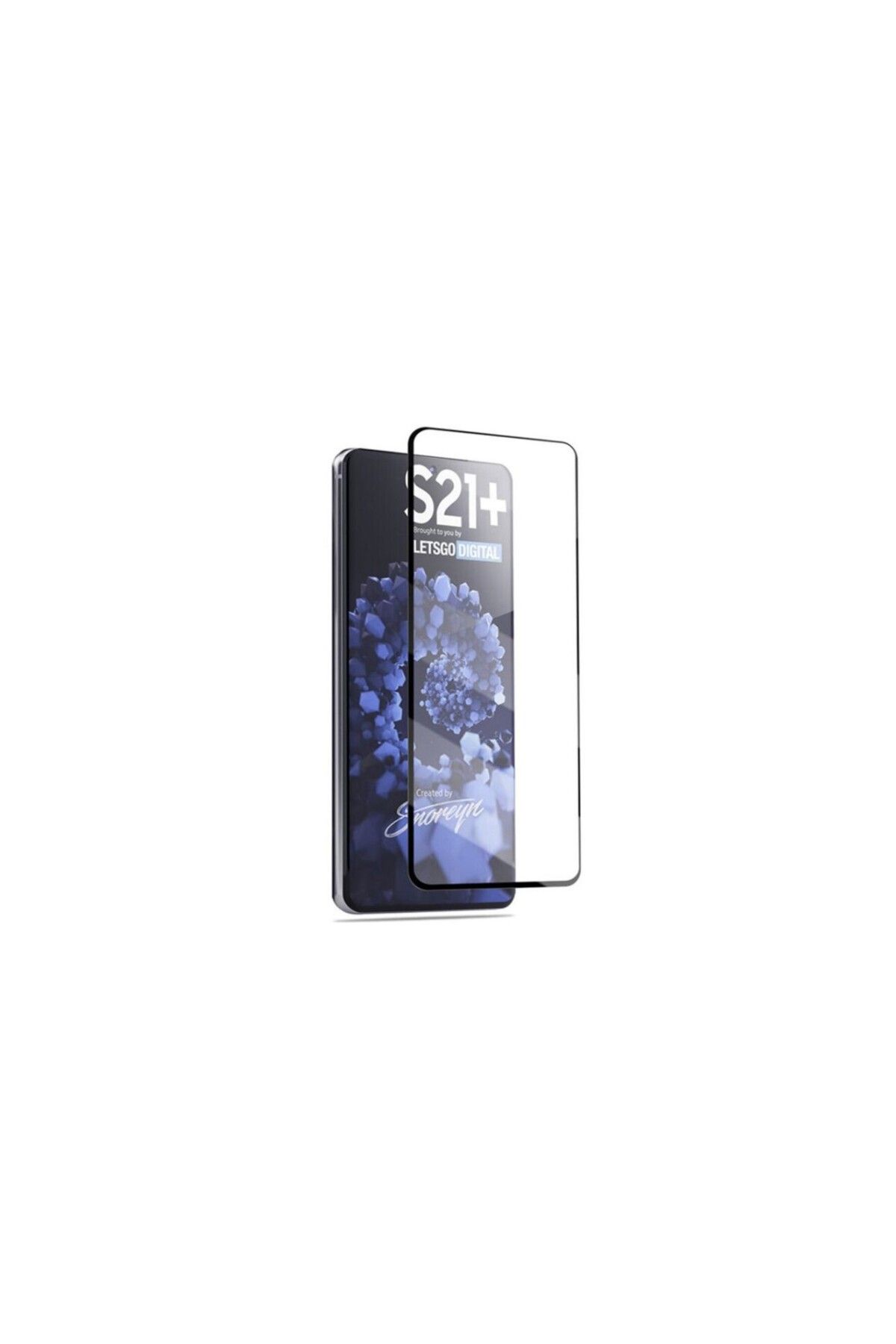 OEM Folie De Sticlă Securizată, Compatibilă Cu Samsung S21, Neagră-transparentă - One Size