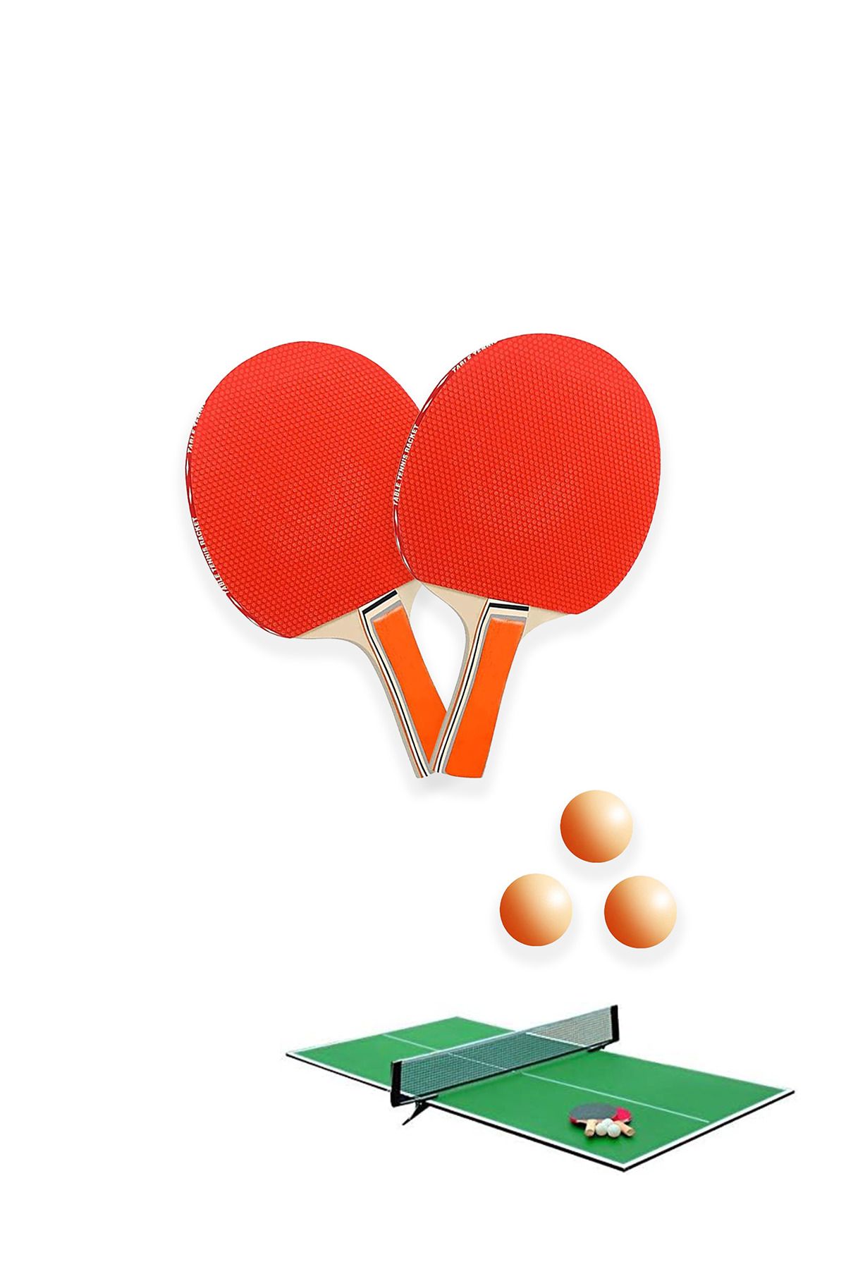 Factorial Masa Tenisi Seti Çocuk Yetişkin Ev Bahçe Outdoor Tenis Oynama Raket Ve Topları Egzersiz Yapma Pinpon