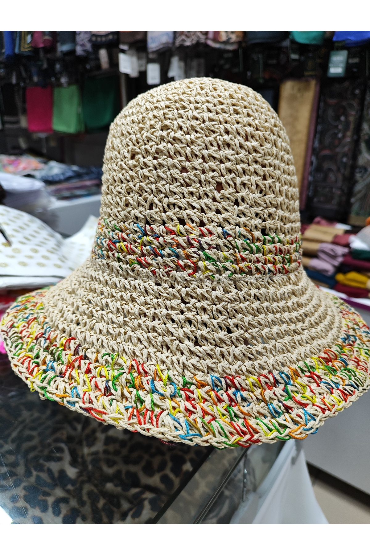 almina trend Hasır şapka