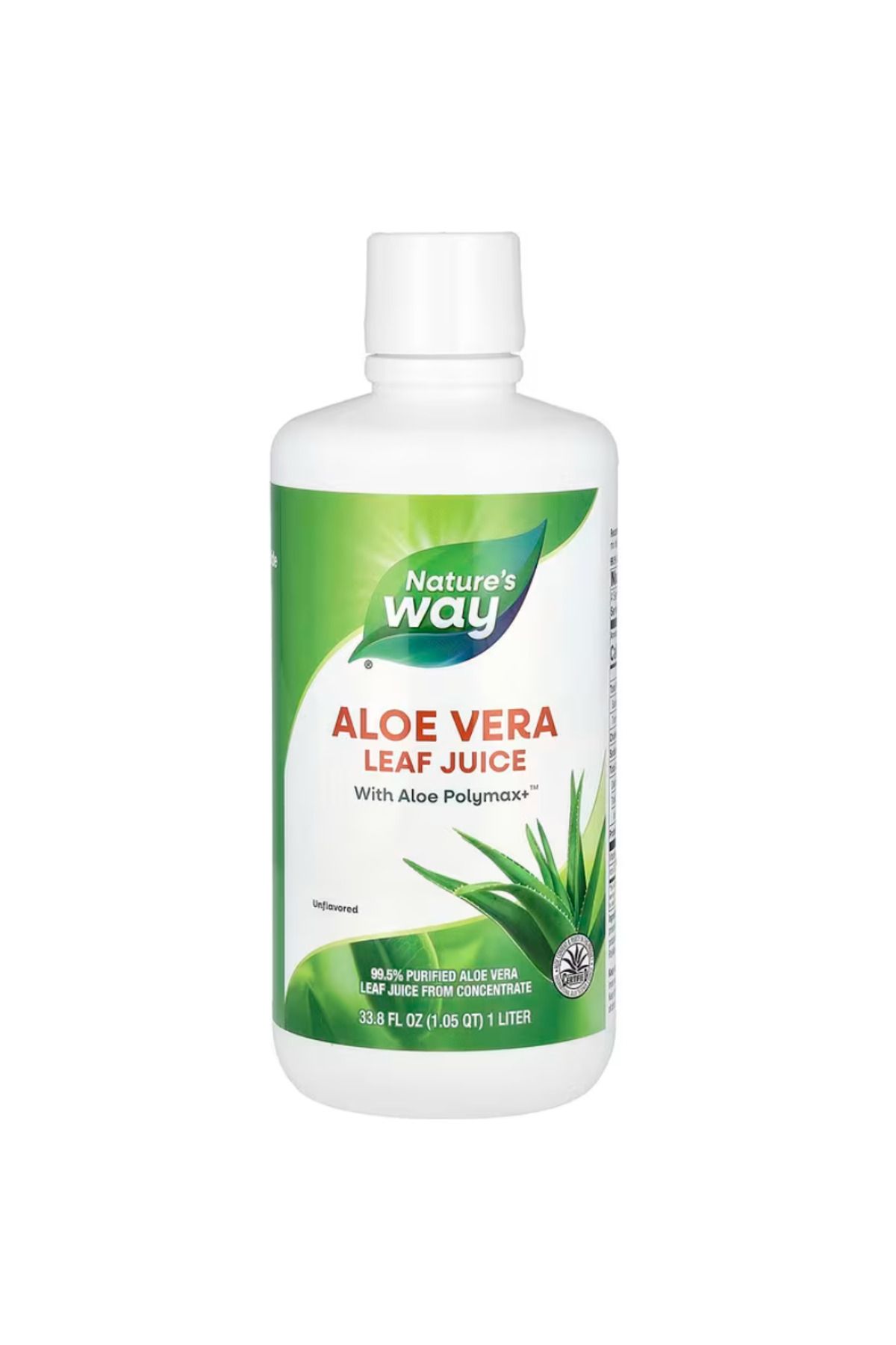 Nature's Way , Aloe Vera Leaf Juice, Unflavored, 33.8 fl oz (1 L)