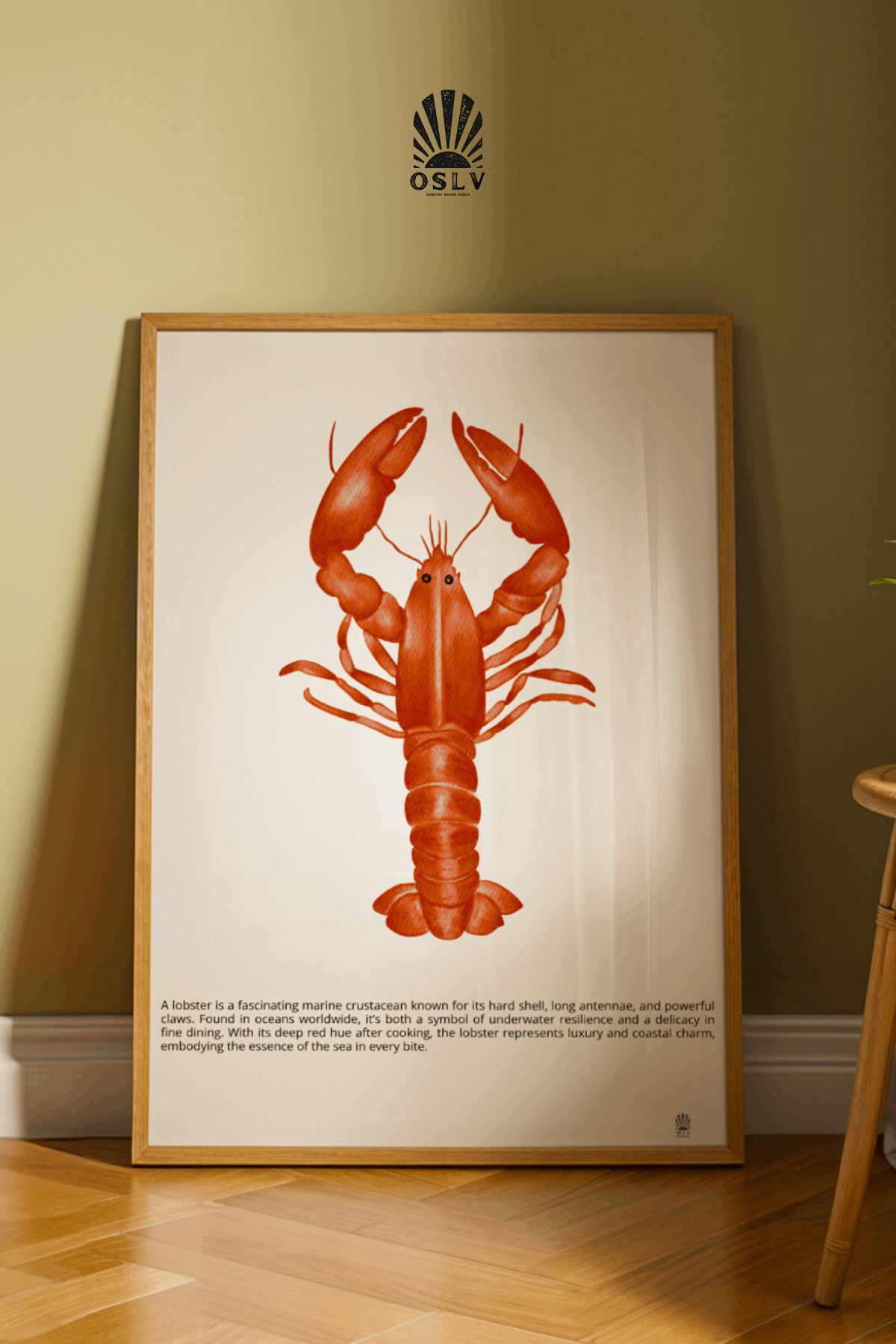 Osliva Shop Poster, Çerçevesiz Poster, Mutfak Posteri, Kitchen Poster