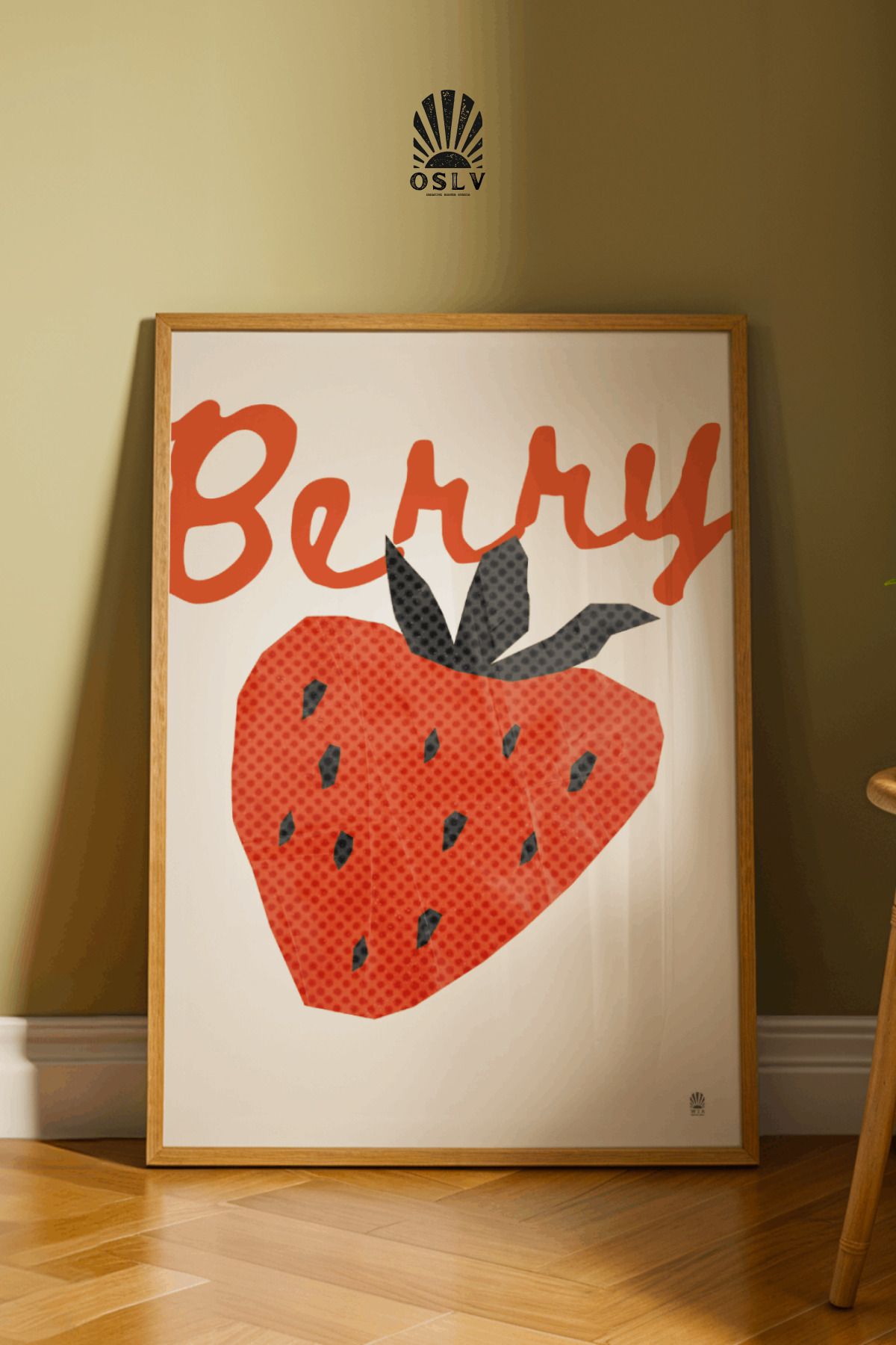 Osliva Shop Poster, Çerçevesiz Poster, Mutfak Posteri, Kitchen Poster