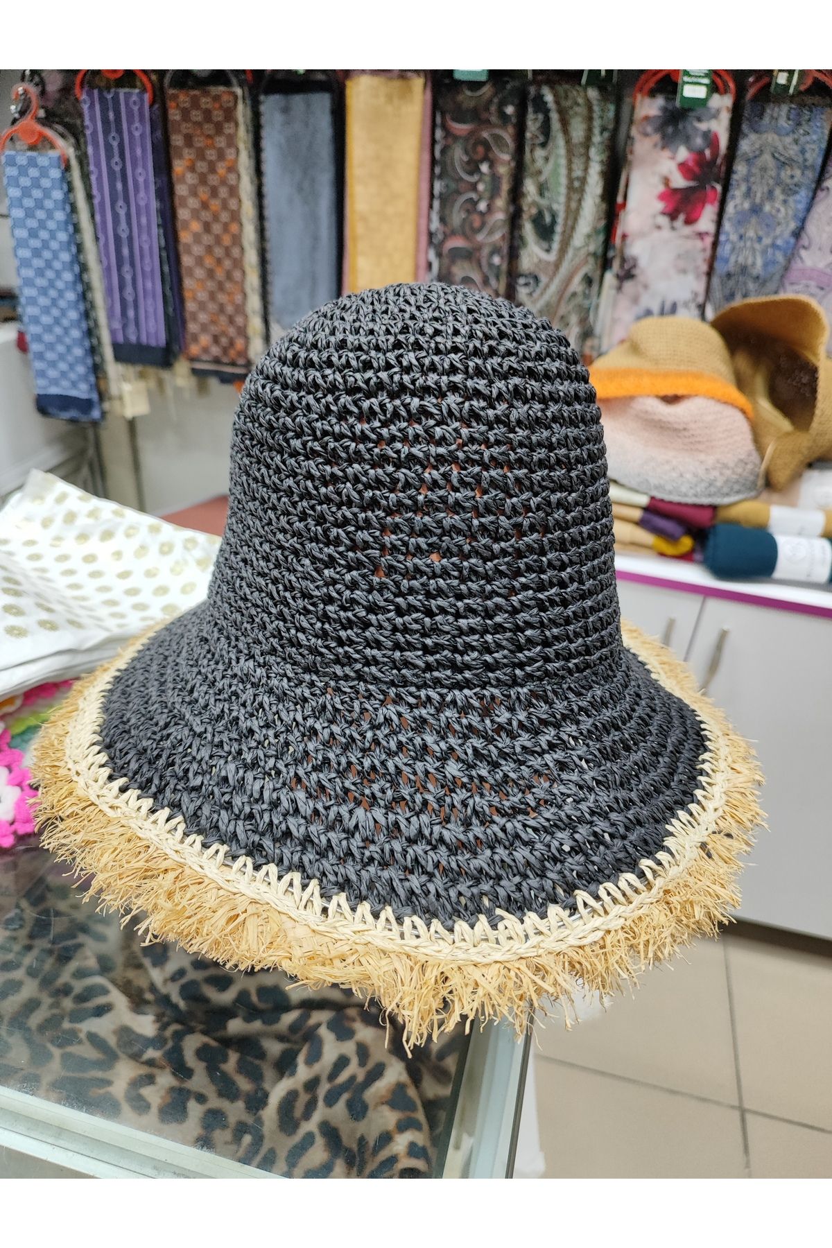 almina trend Hasır şapka