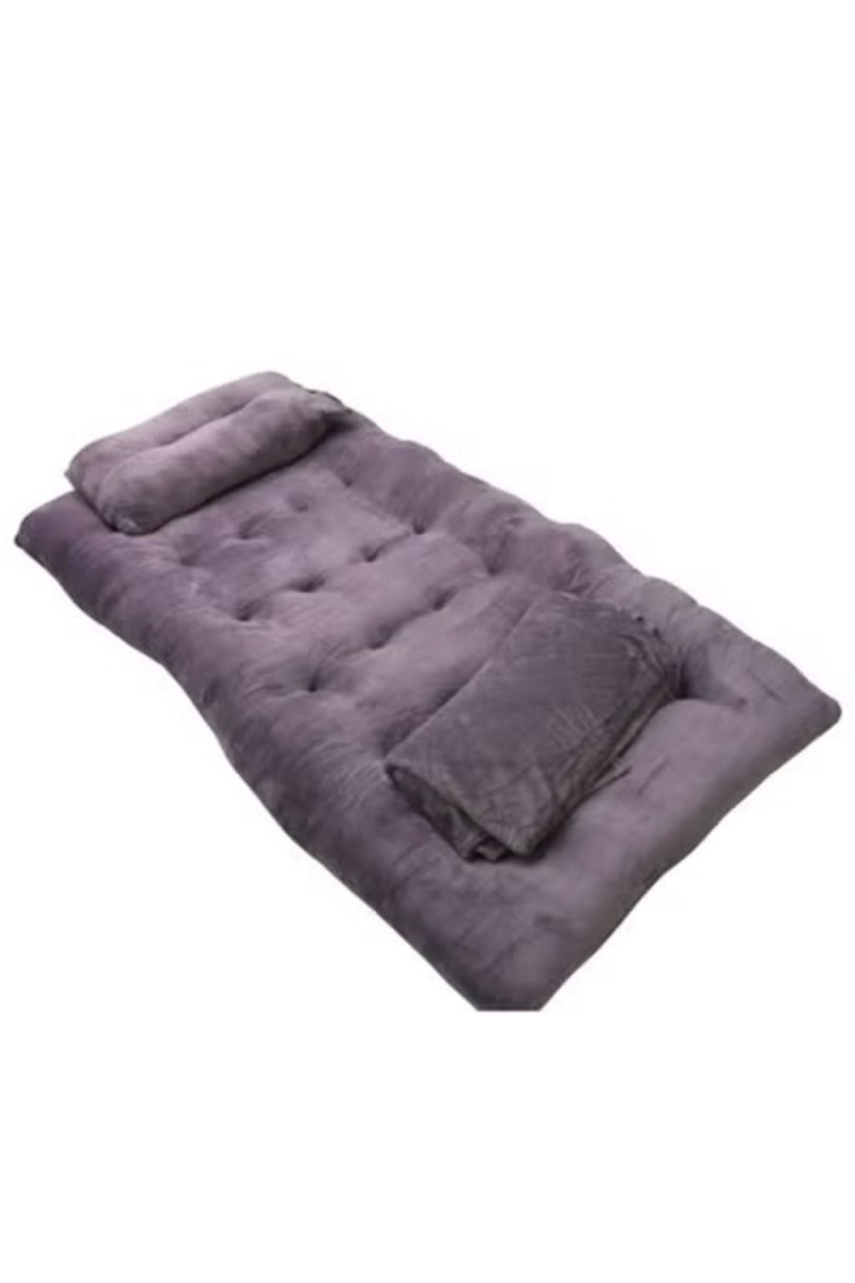 Generic-The 4-in-1 Guest Package consists of a mattress, a light blanket, a pillow, and a stylish bag. 2
