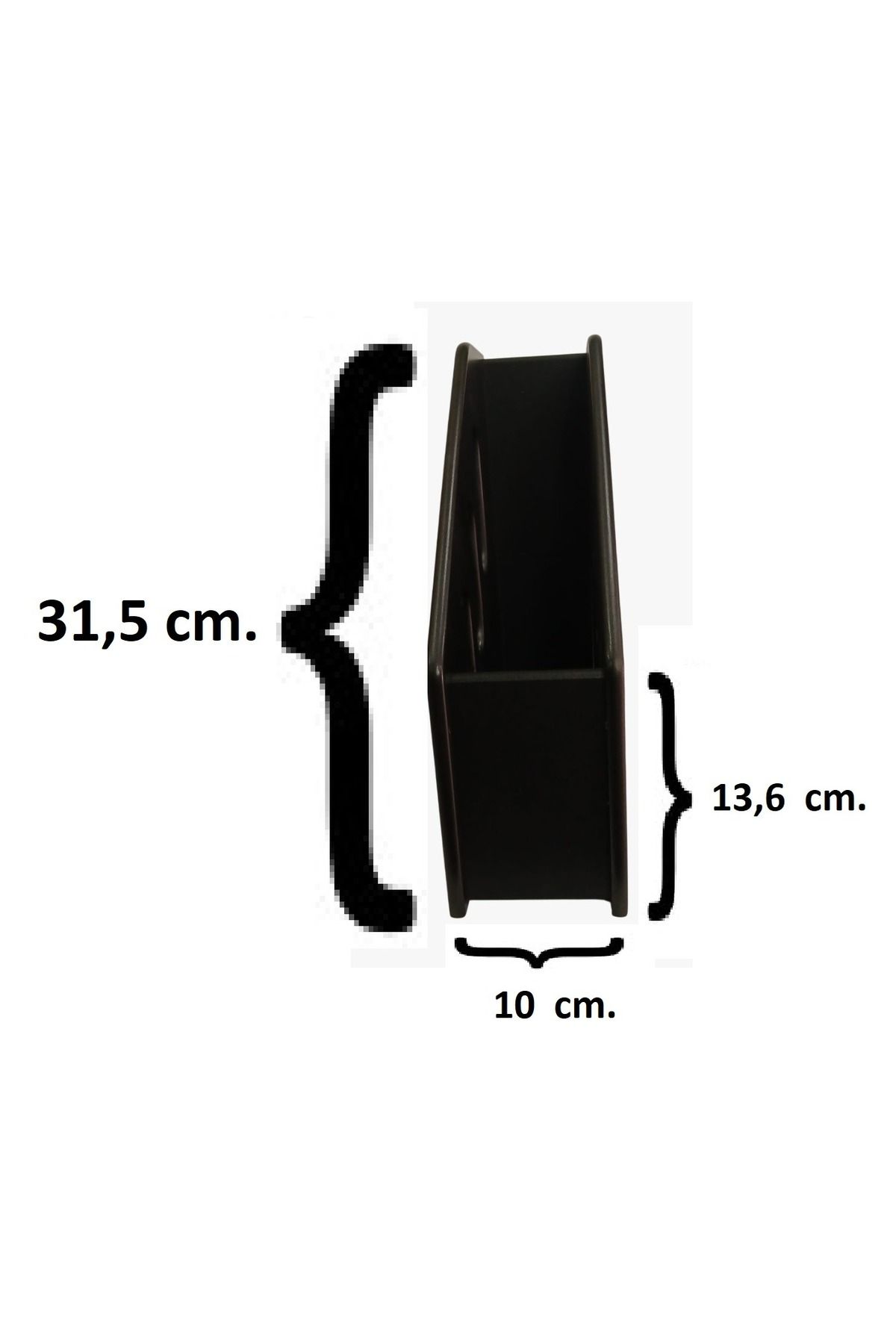 Oscar Ahşap ve Metal Magazinlik Masa Üstü Evrak/Dosya Düzenleyici 100W x 275D x 136D mm