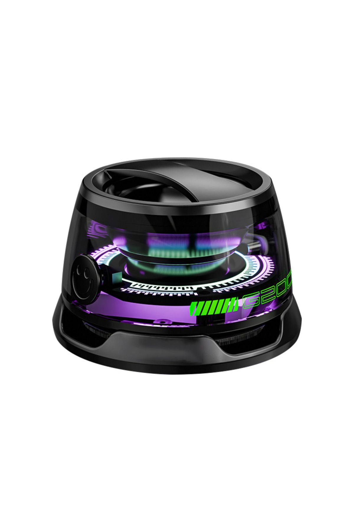 clickzu-clickzu G200 RGB portable Bluetooth speaker with magnetic mount and phone holder function 7