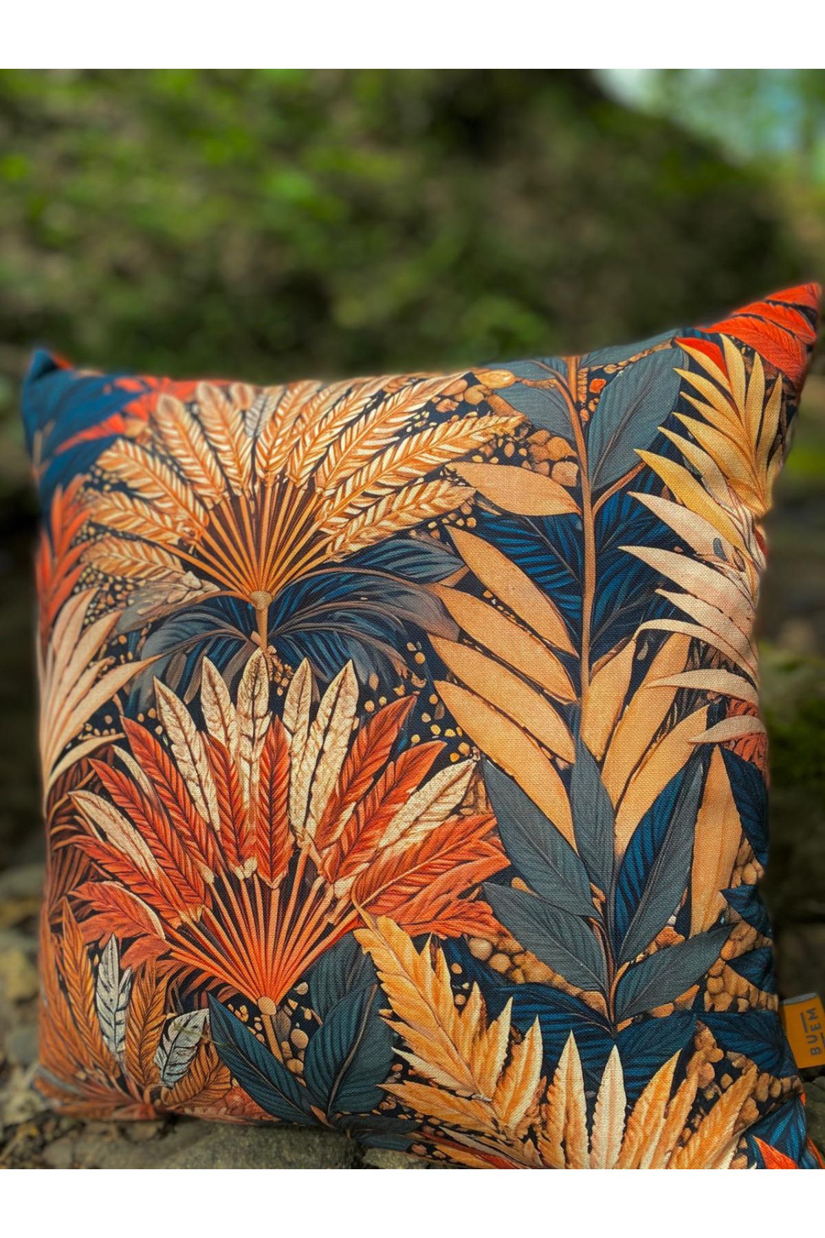Buemshop Red Palm 45x45 Kırlent