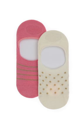 U.S. Polo Assn. Kadın 2'li Babet Çorabı 50311361-VR041