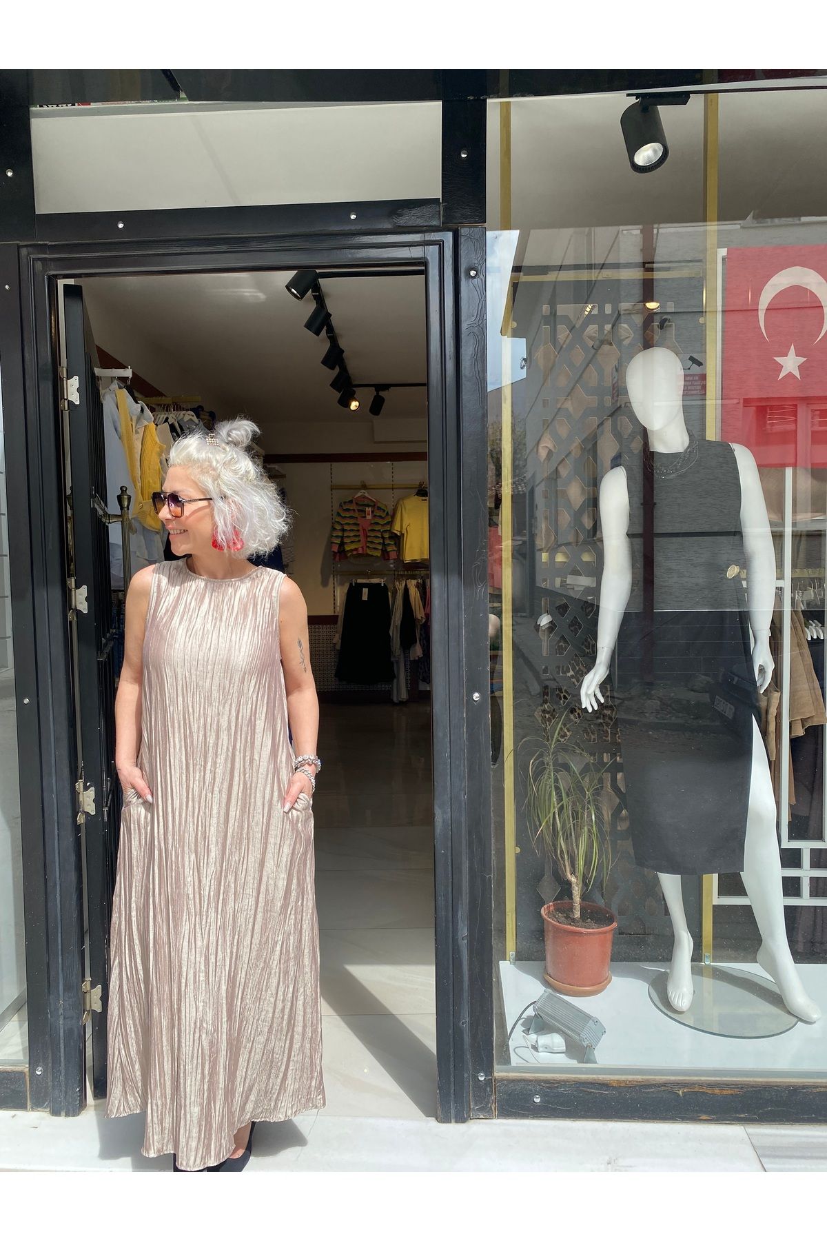 özlem adaşoğlu boutique KRASLI ELBİSE