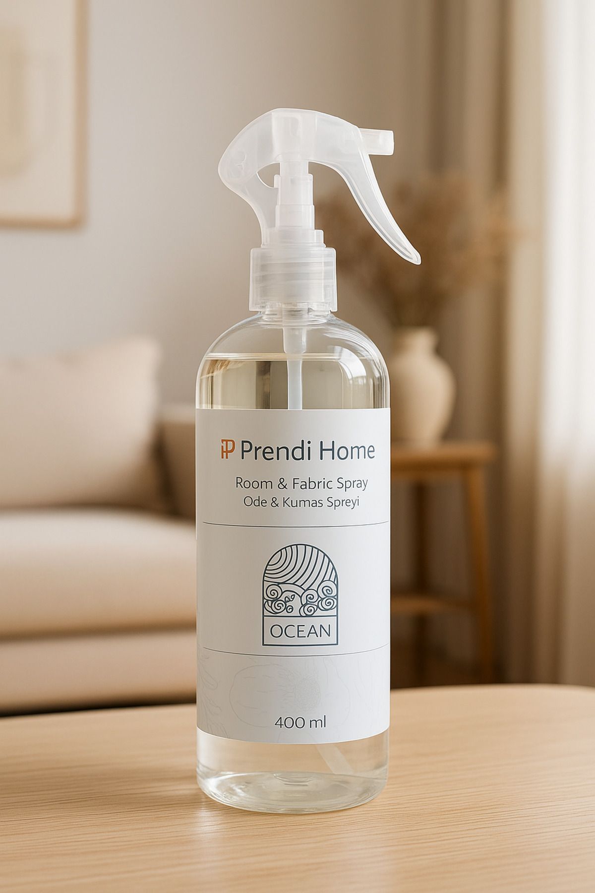 PRENDİ HOME 400 ml Ortam Kokusu & Oda Kokusu Spreyi | Kalıcı Çamaşır, Kumaş Ve Perde Parfümü