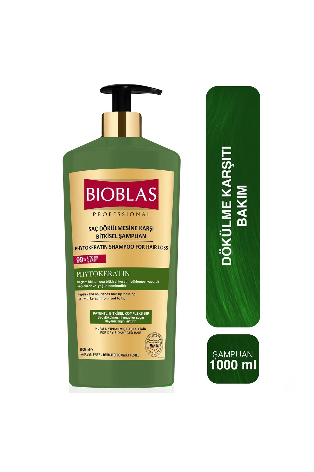 Phytokeratin Saç Dökülmesine Karşı Şampuan 1000 ml 2 ADET — bio8680512601326-1326 — تصویر 2 از 2