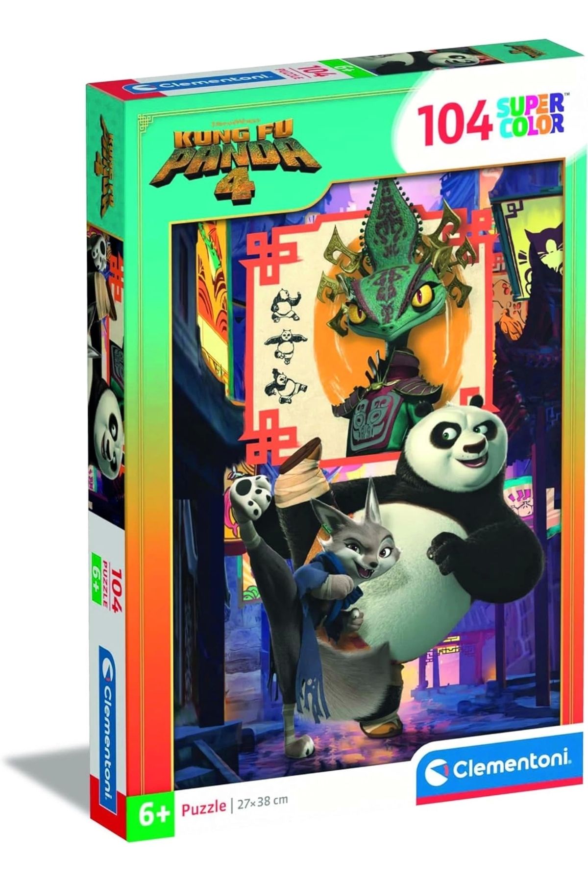 CLEMENTONI 104 Parça Puzzle Kung Fu Panda 25781