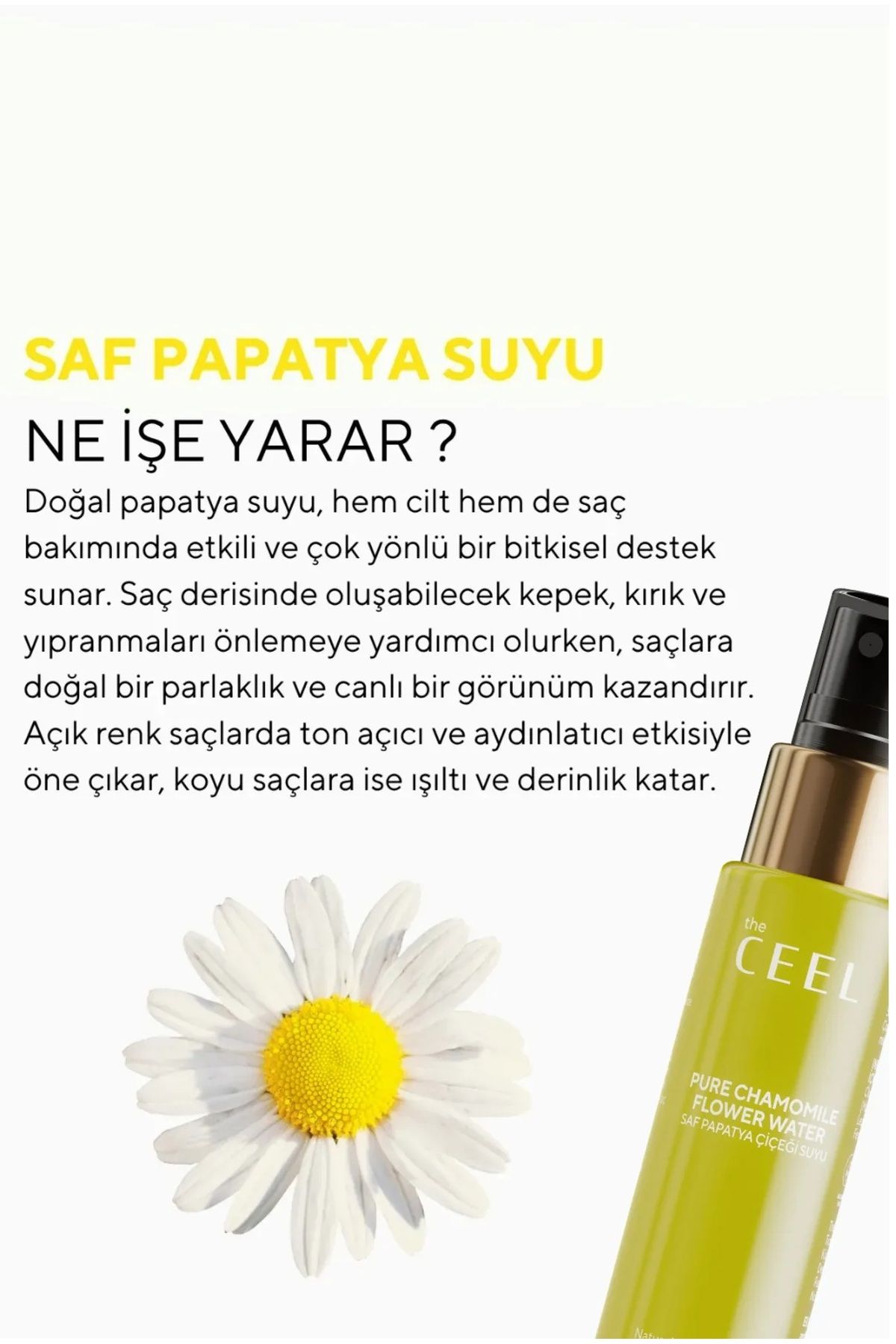 تونیک مو 2 آب میوه دیزی خالص روشنایی و پشتیبانی از رطوبت پوست سر 100 میل × The Ceel