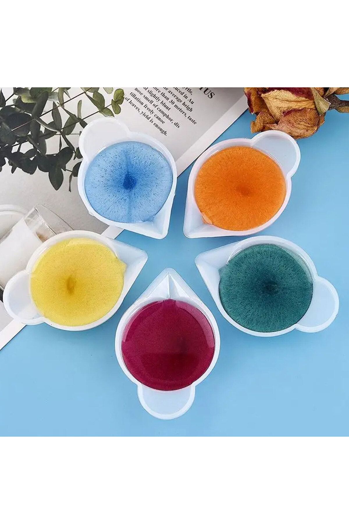 TT Tahtakale Toptancıları Epoksi Reçine Silikon Beaker Döküm Karıştırma Kabı Uçlu 10 ML