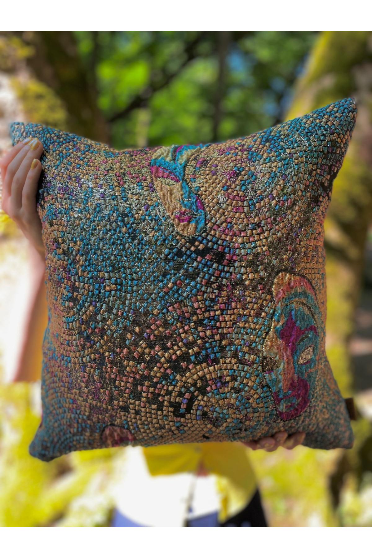 Buemshop Masked Mosaıc 45x45 Kırlent