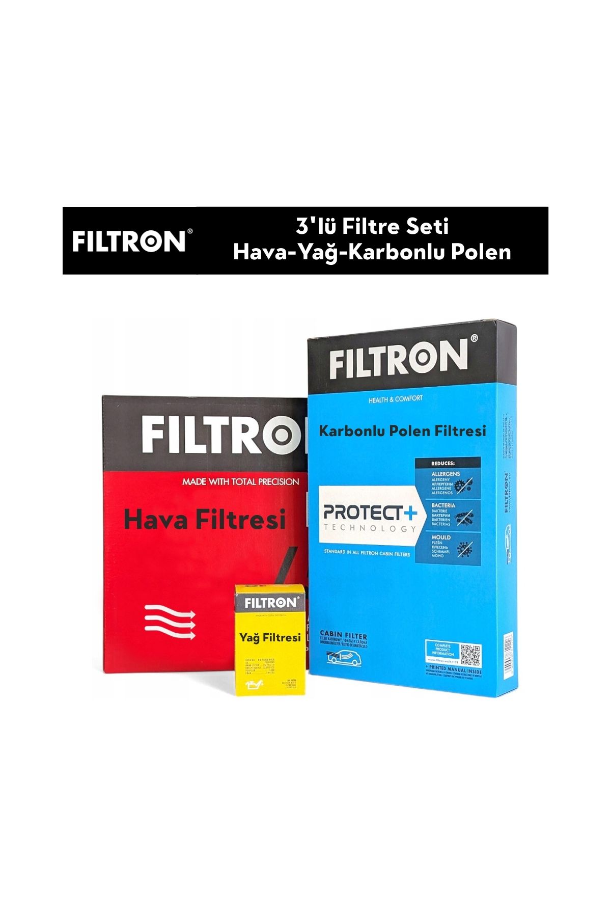 Filtron Citroen C3 1.6 VTİ Filtre Bakım Seti 3'Lü 2010-2013 FILTRON FI115164K