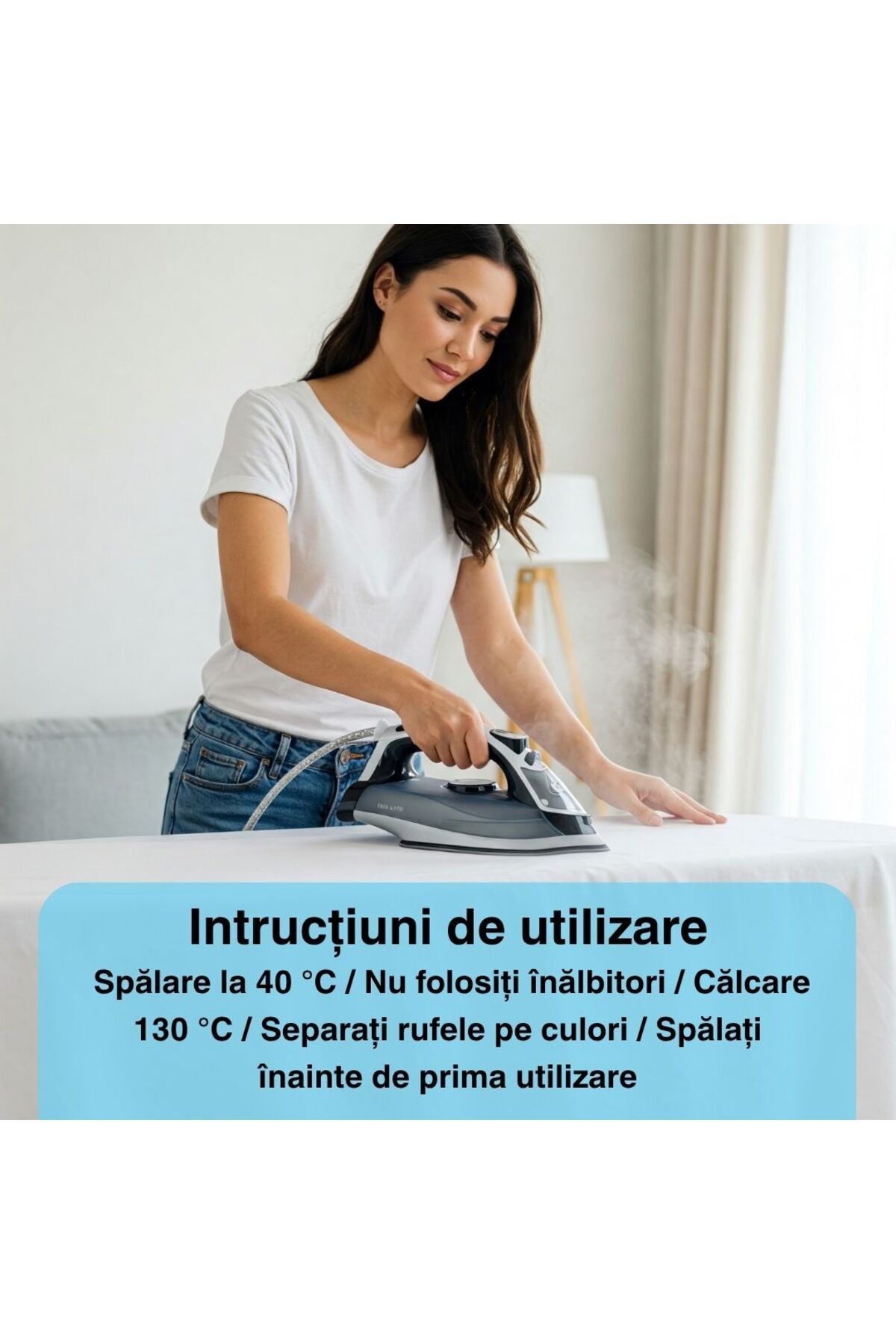 NufJoy-Double bed linen DAMASK 6 pieces, Fitted sheet for mattress 160x200 cm or 180x200 cm 3