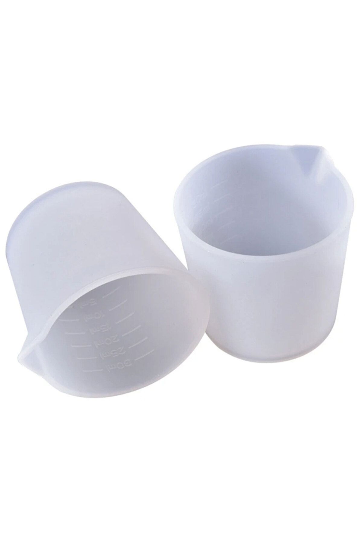 TT Tahtakale Toptancıları Epoksi Reçine Silikon Beaker Döküm Karıştırma Kabı Uçlu 30 ML