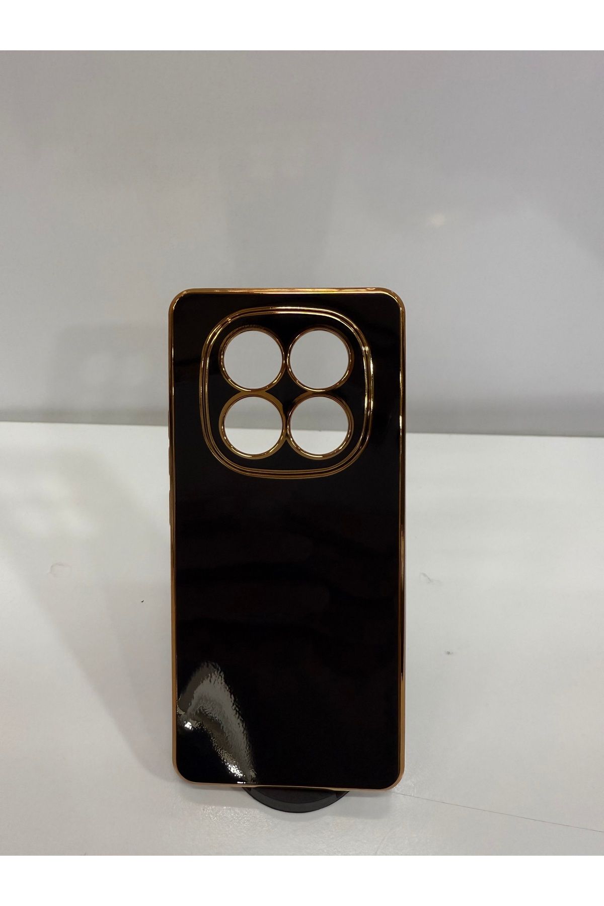 İnci Redmi note 14 pro gold detaylı parlak silikon telefon kılıfı