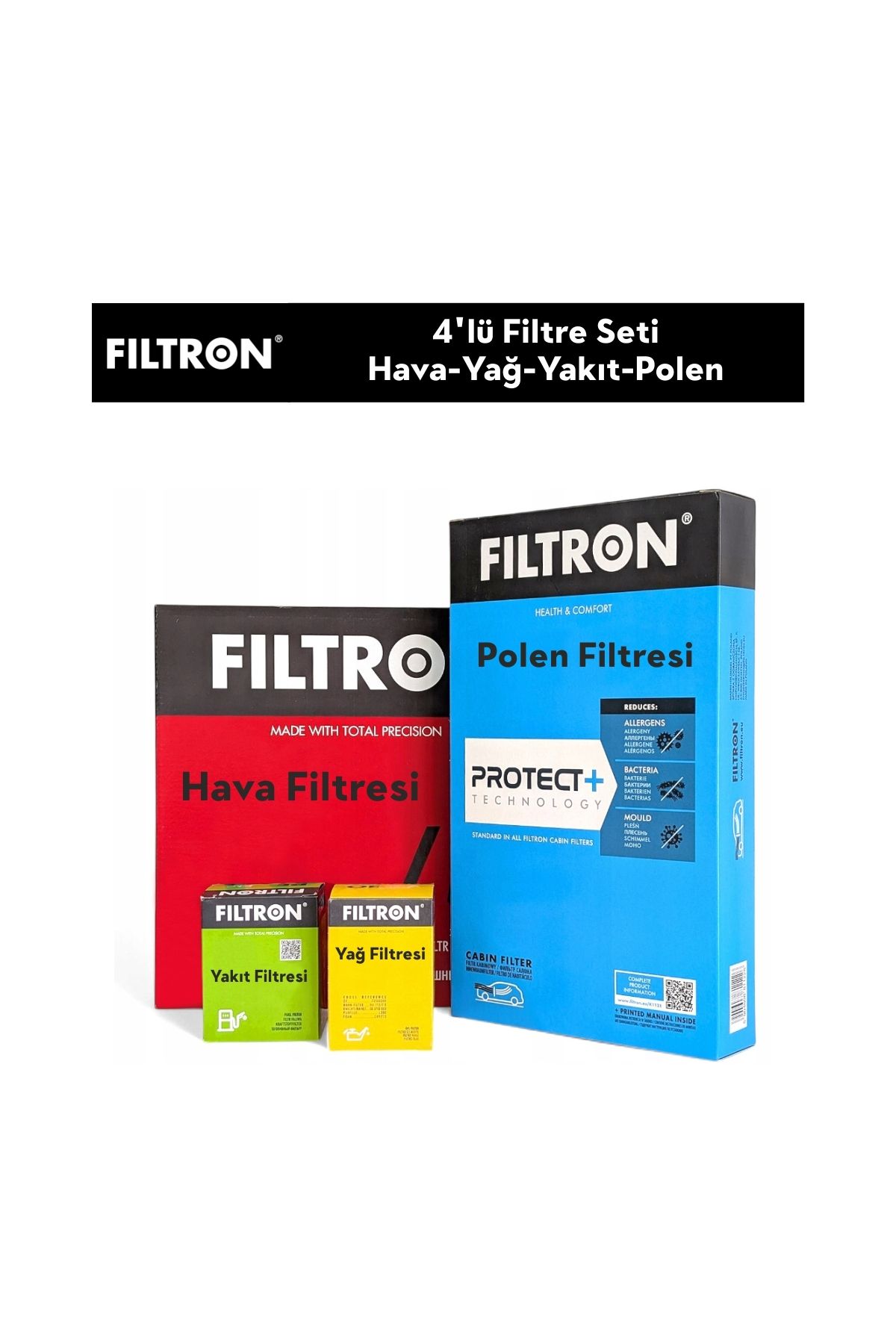 Filtron Citroen C3 1.6 BlueHDİ Filtre Bakım Seti 4'Lü 2016-2018 FILTRON FI115189