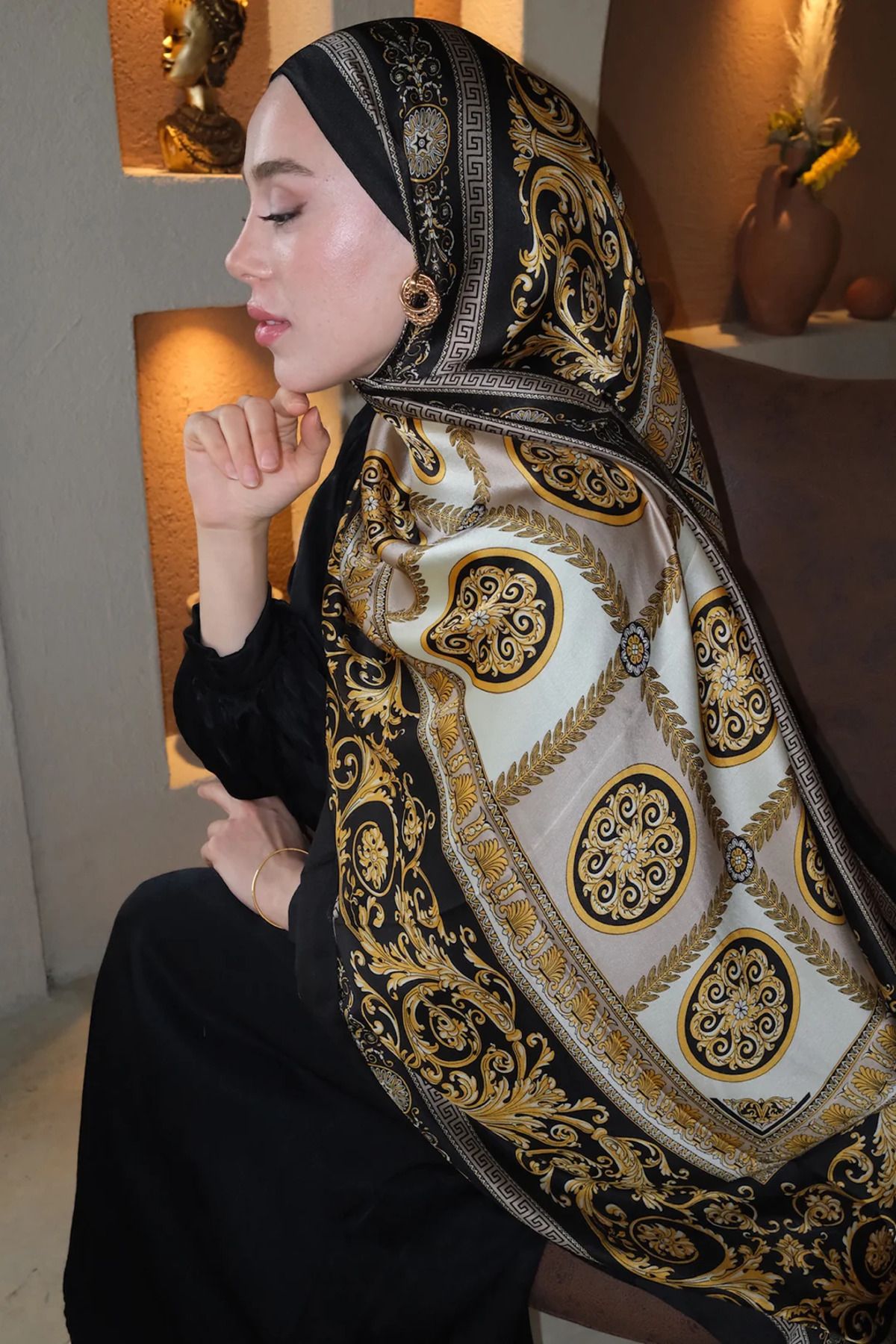 Butik Etnik Desen Ithal Şal DiorelTr