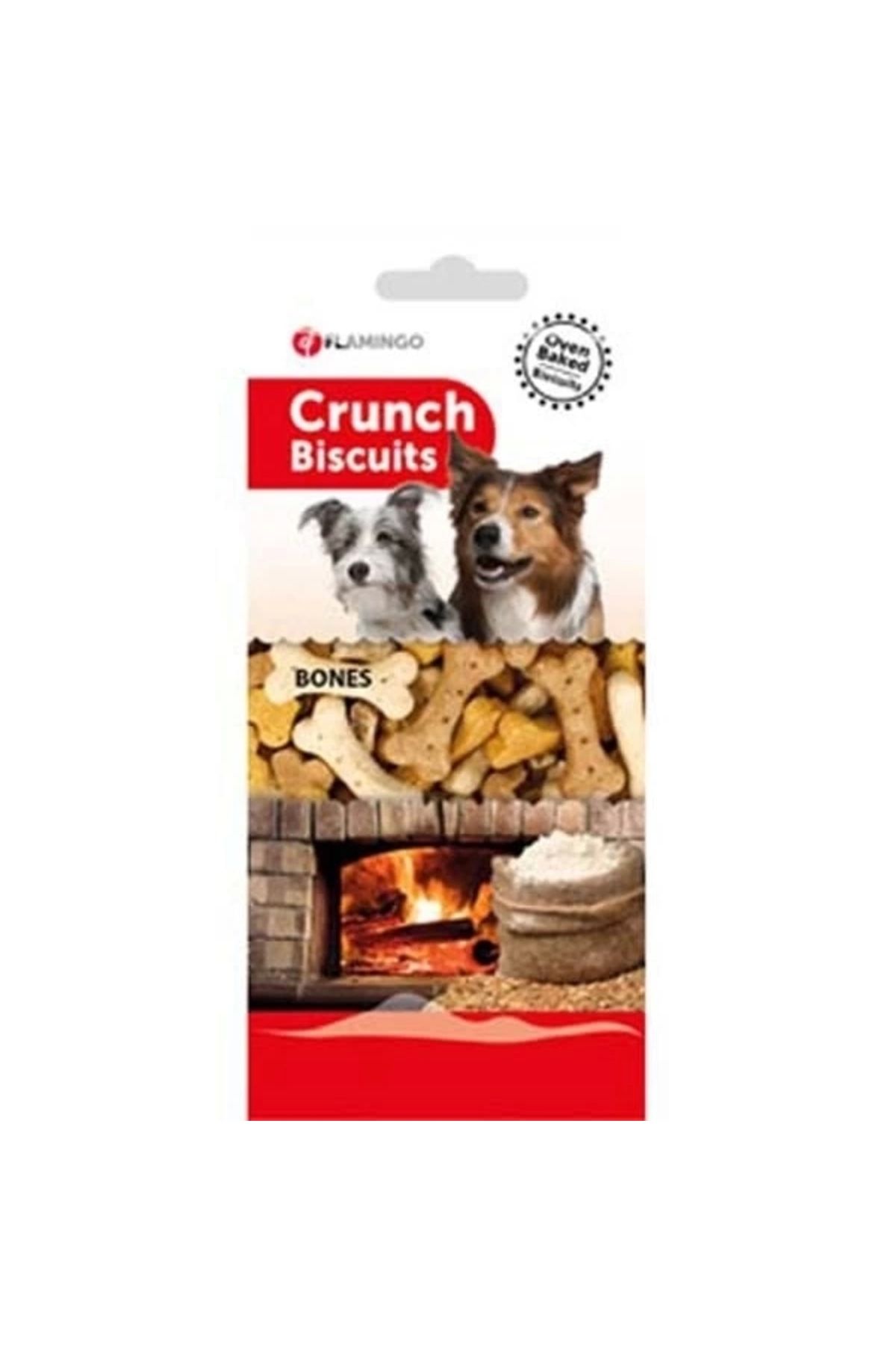 No8 Home Flamingo Crunch Köpek Kemik Ödül Bisküvisi 500 Gr