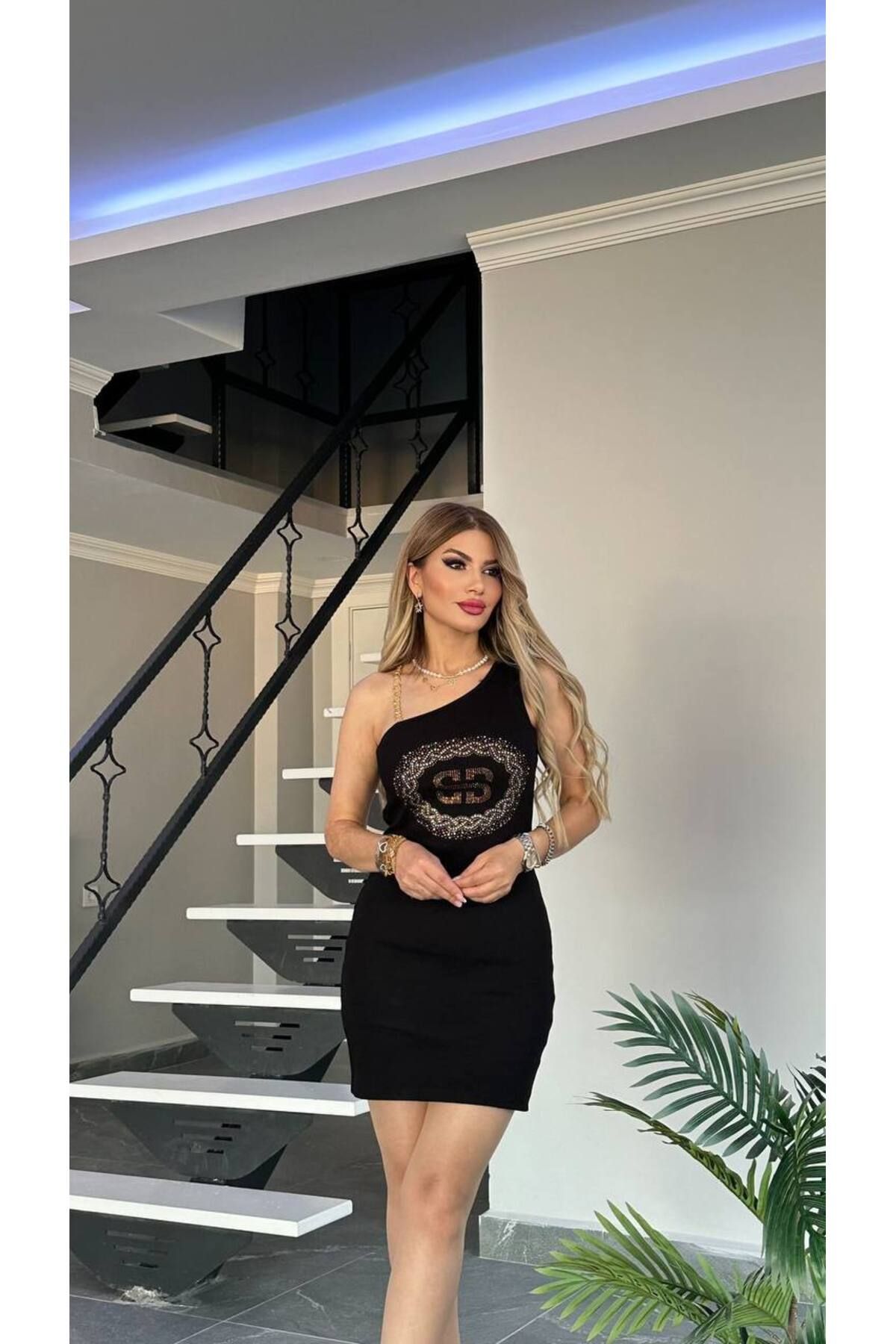 Bella Belluci Taşlı elbise