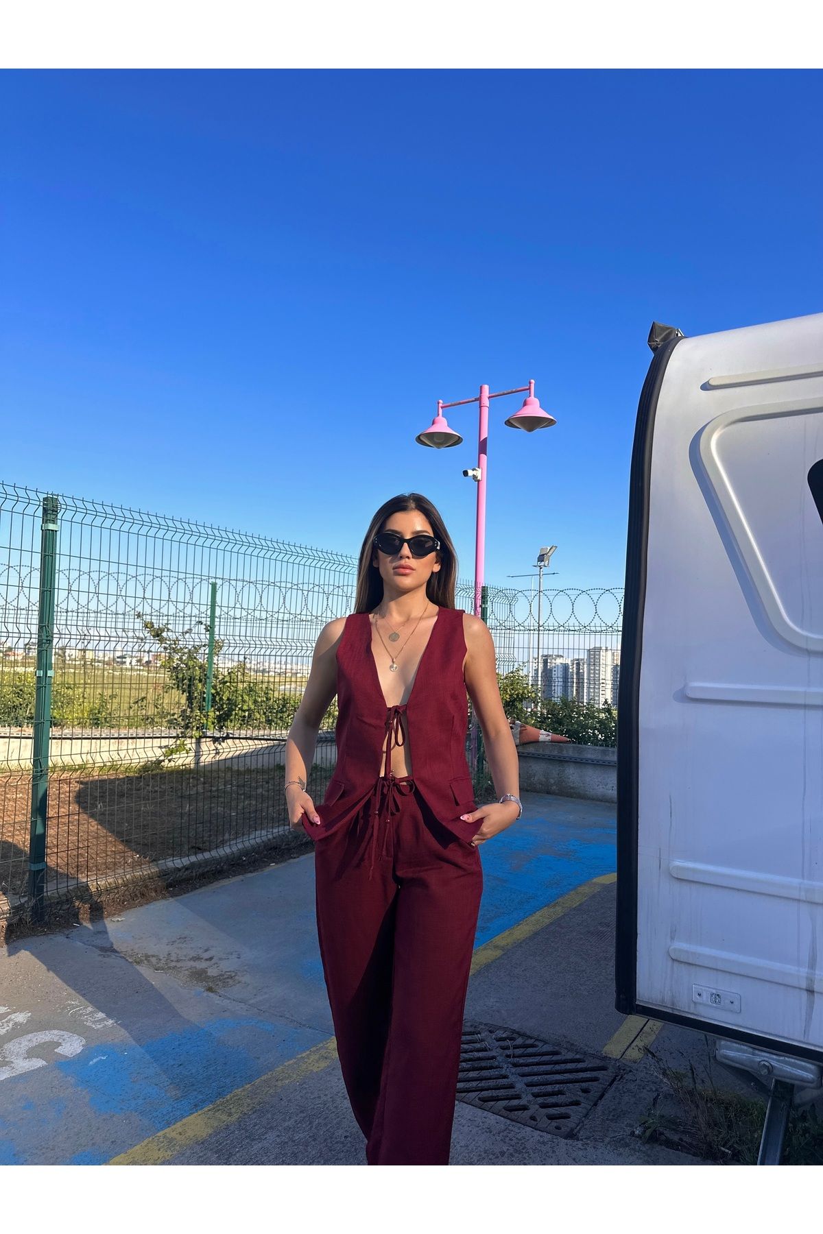 imrayboutique Kadın Bağlama Detaylı İkili Takım