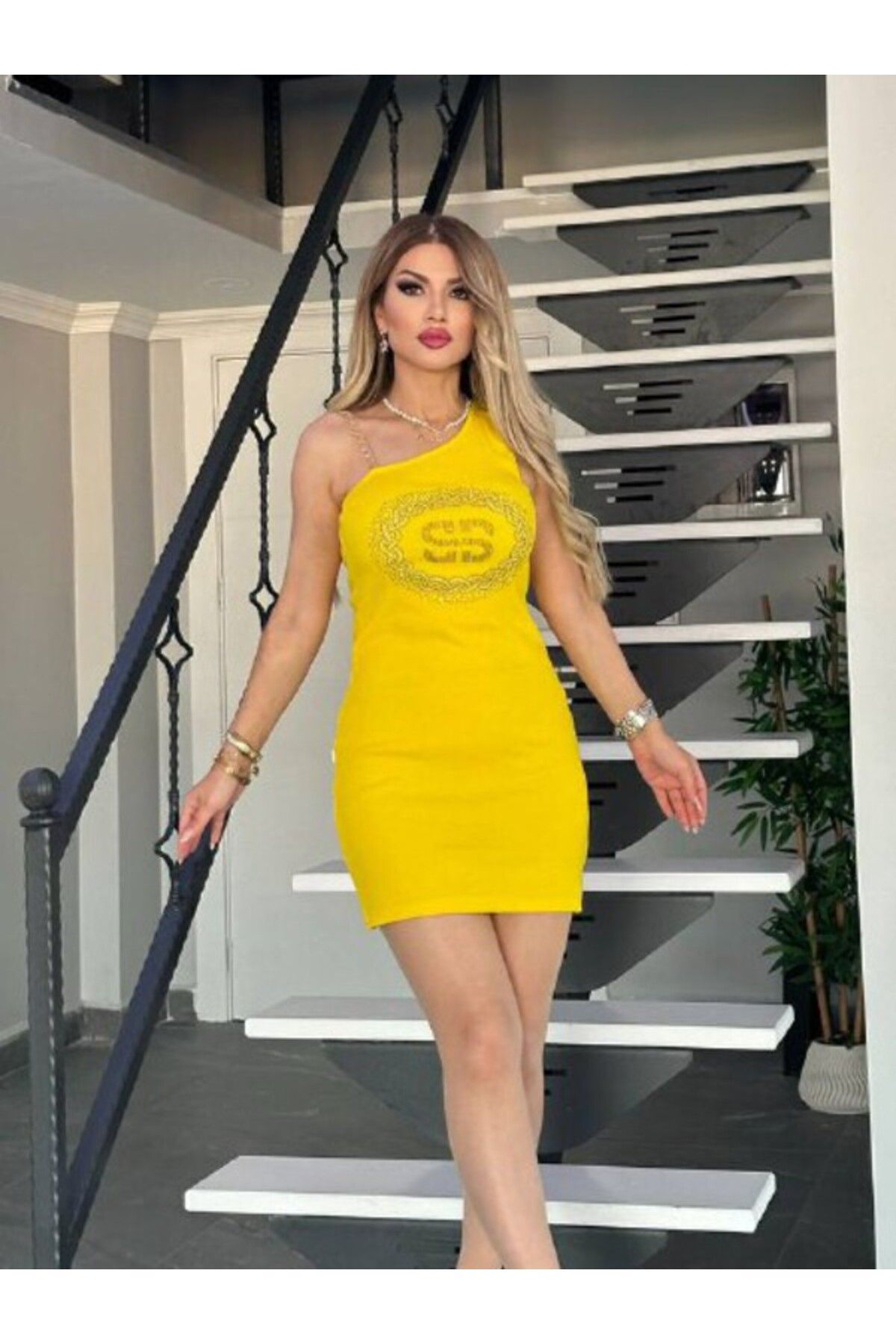 Bella Belluci Taşlı elbise