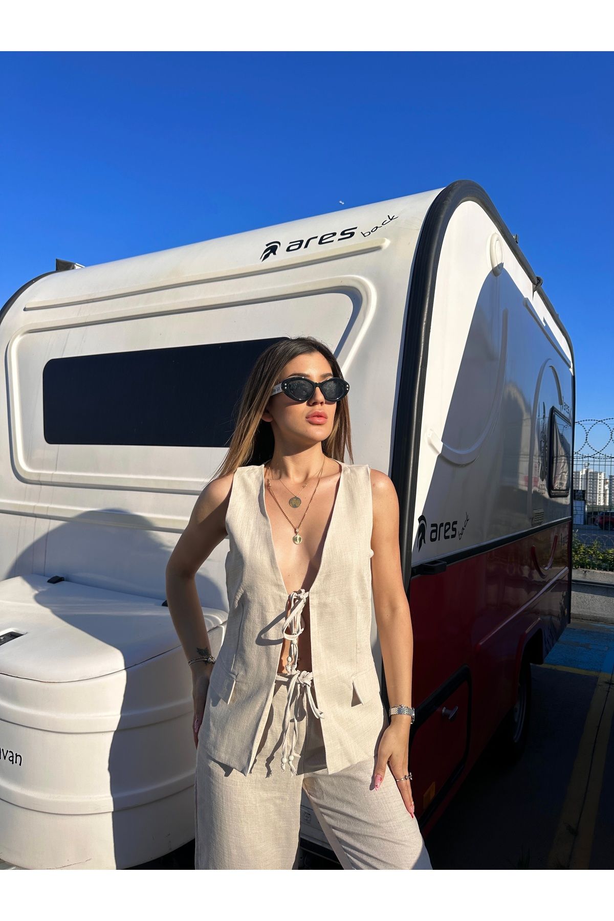 imrayboutique Kadın Bağlama Detaylı İkili Takım
